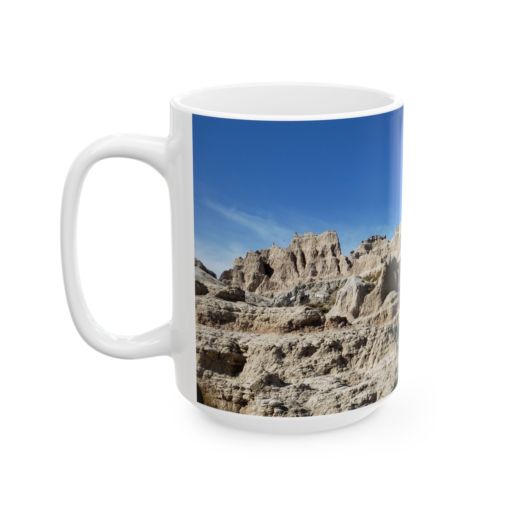 Sandstone Buttes Ceramic Wraparound Mug Featuring Original Badlands National Park Photography – 11oz & 15oz - Image 8