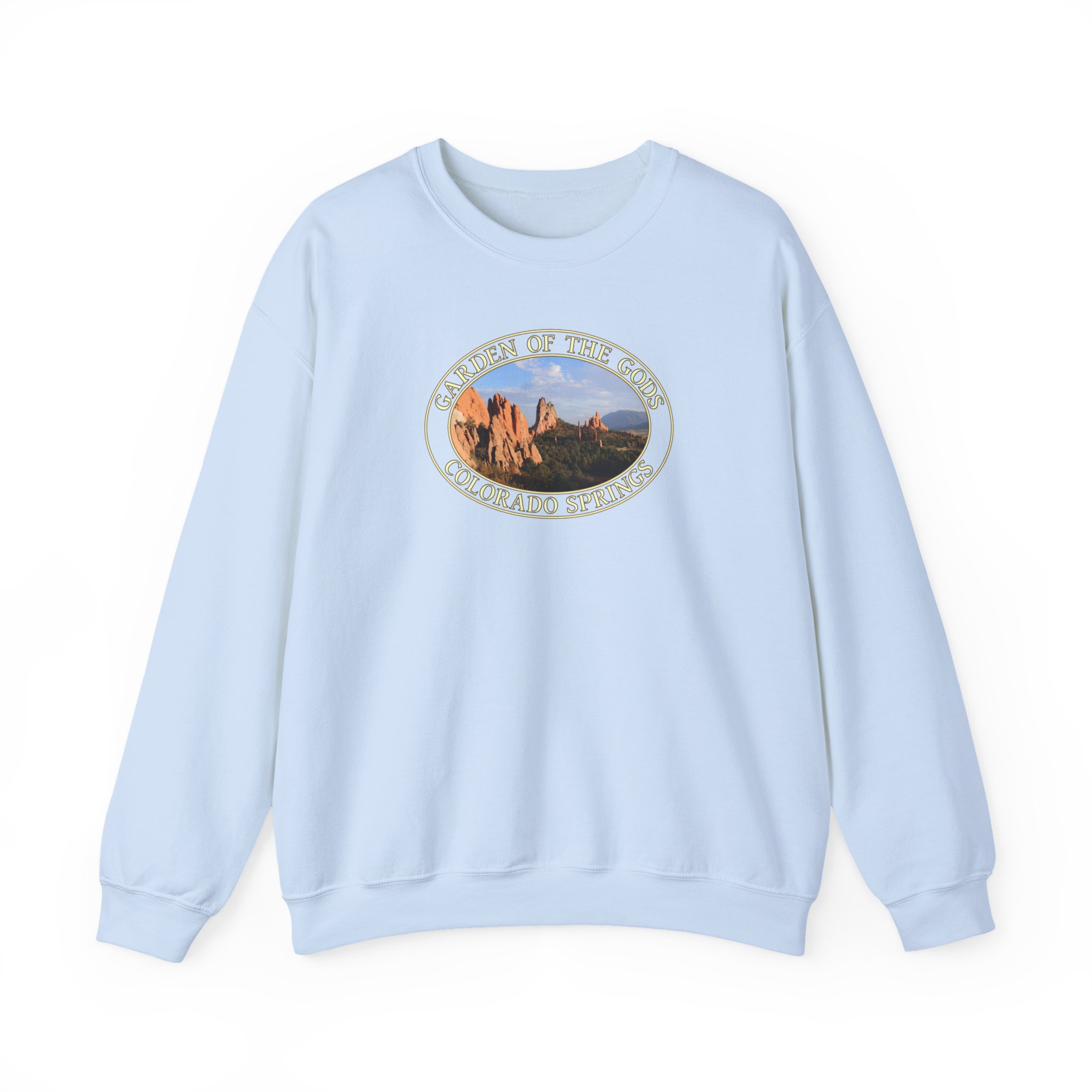 GentleSeas Unique Rock Formations Crewneck Sweatshirt - Garden of the Gods Colorado Springs Scenic Photography - Image 15