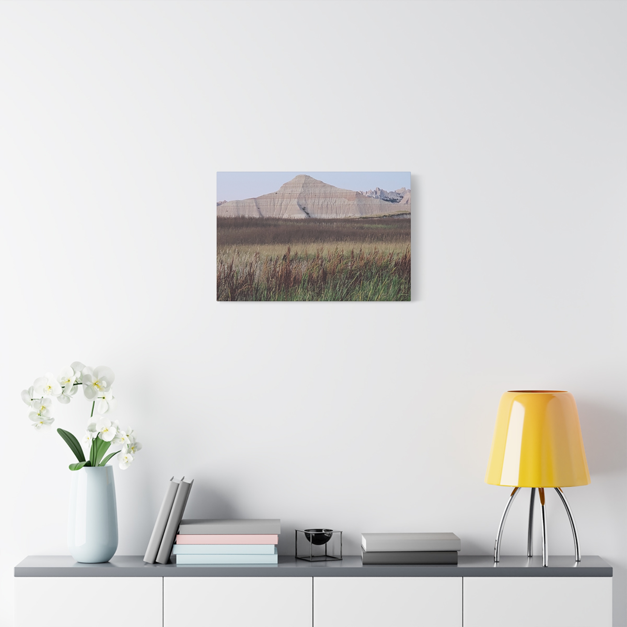 Badlands National Park South Dakota Wrapped Canvas Wall Art | Reeds, Prairie Grass, and Buttes Scenic Landscape Photography | Rustic Western Nature Décor - Image 15