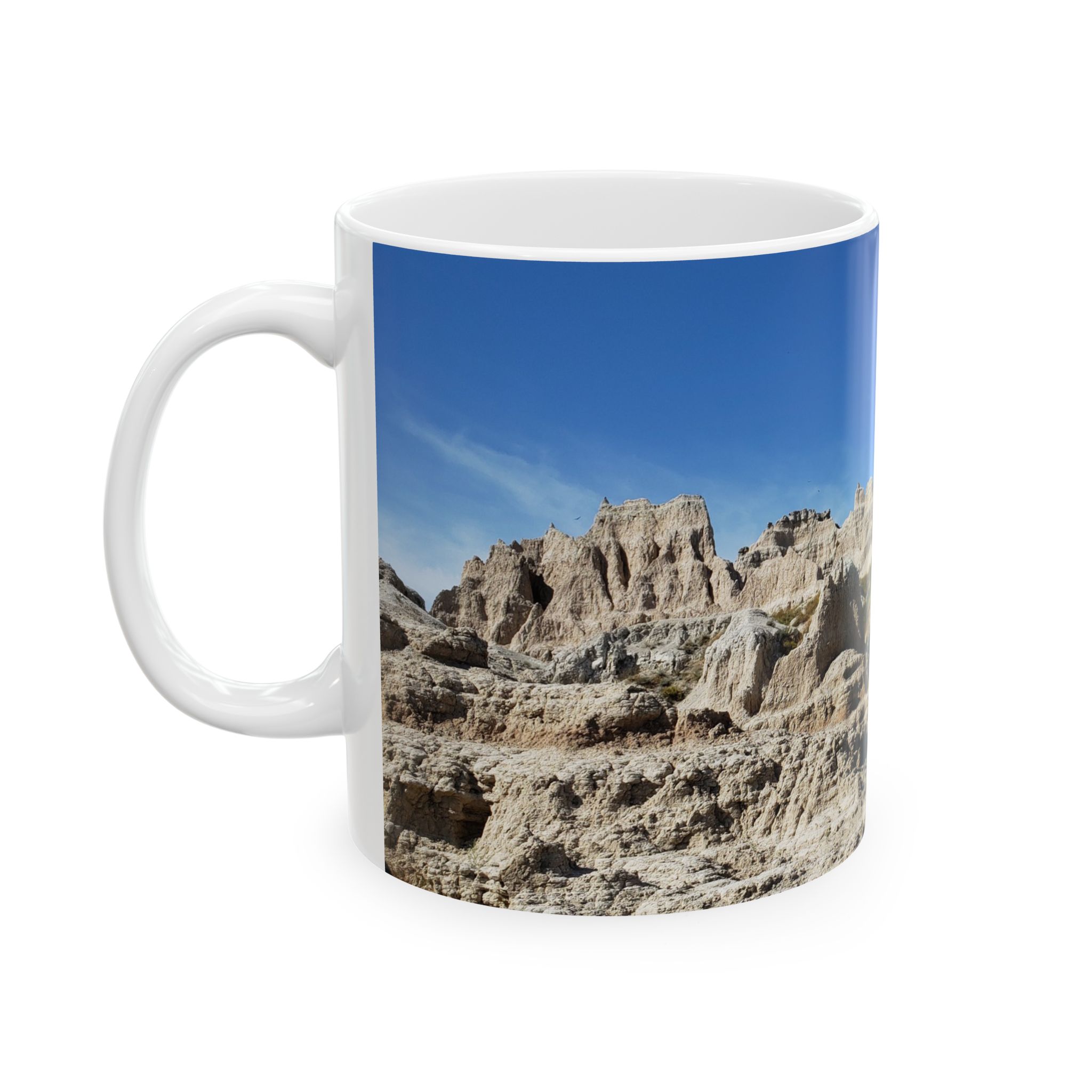 Sandstone Buttes Ceramic Wraparound Mug Featuring Original Badlands National Park Photography – 11oz & 15oz - Image 4