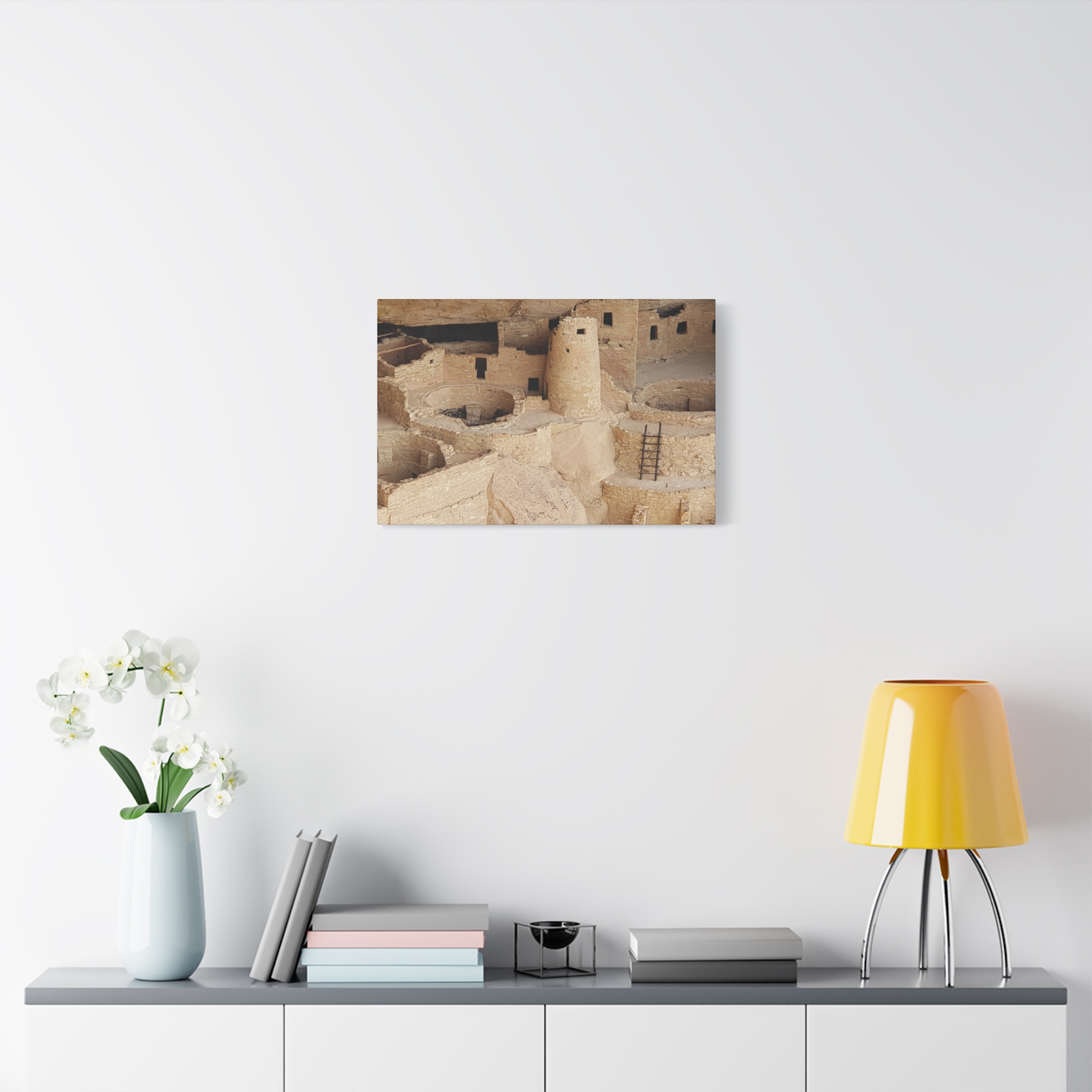 Cliff Palace Close-Up Wrapped Canvas Wall Art – Mesa Verde National Park Ancestral Puebloan Ruins Photography – Southwest History & Archaeology Home Décor - Image 15
