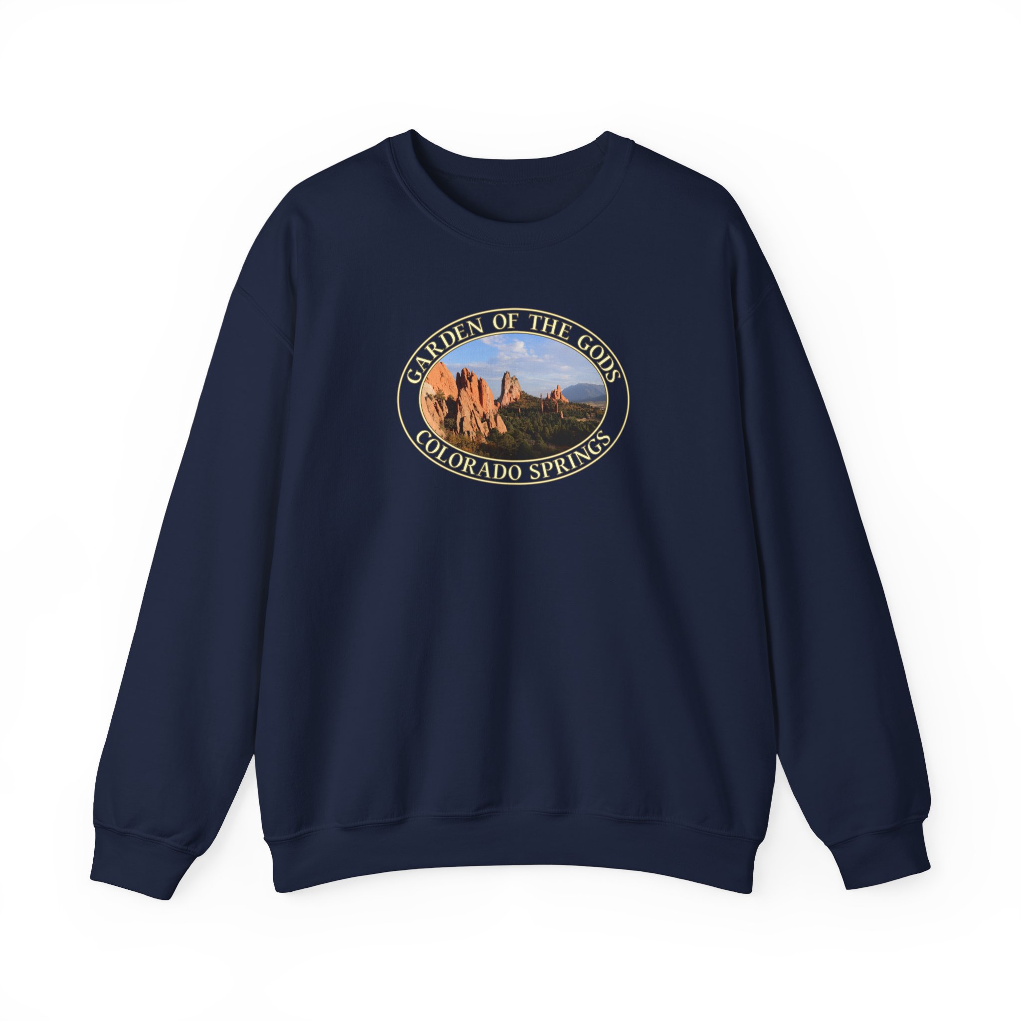 GentleSeas Unique Rock Formations Crewneck Sweatshirt - Garden of the Gods Colorado Springs Scenic Photography - Image 17