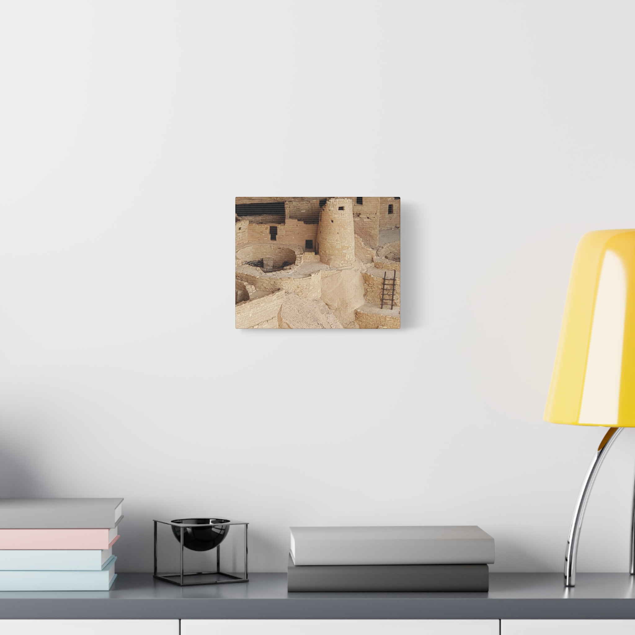 Cliff Palace Close-Up Wrapped Canvas Wall Art – Mesa Verde National Park Ancestral Puebloan Ruins Photography – Southwest History & Archaeology Home Décor - Image 3
