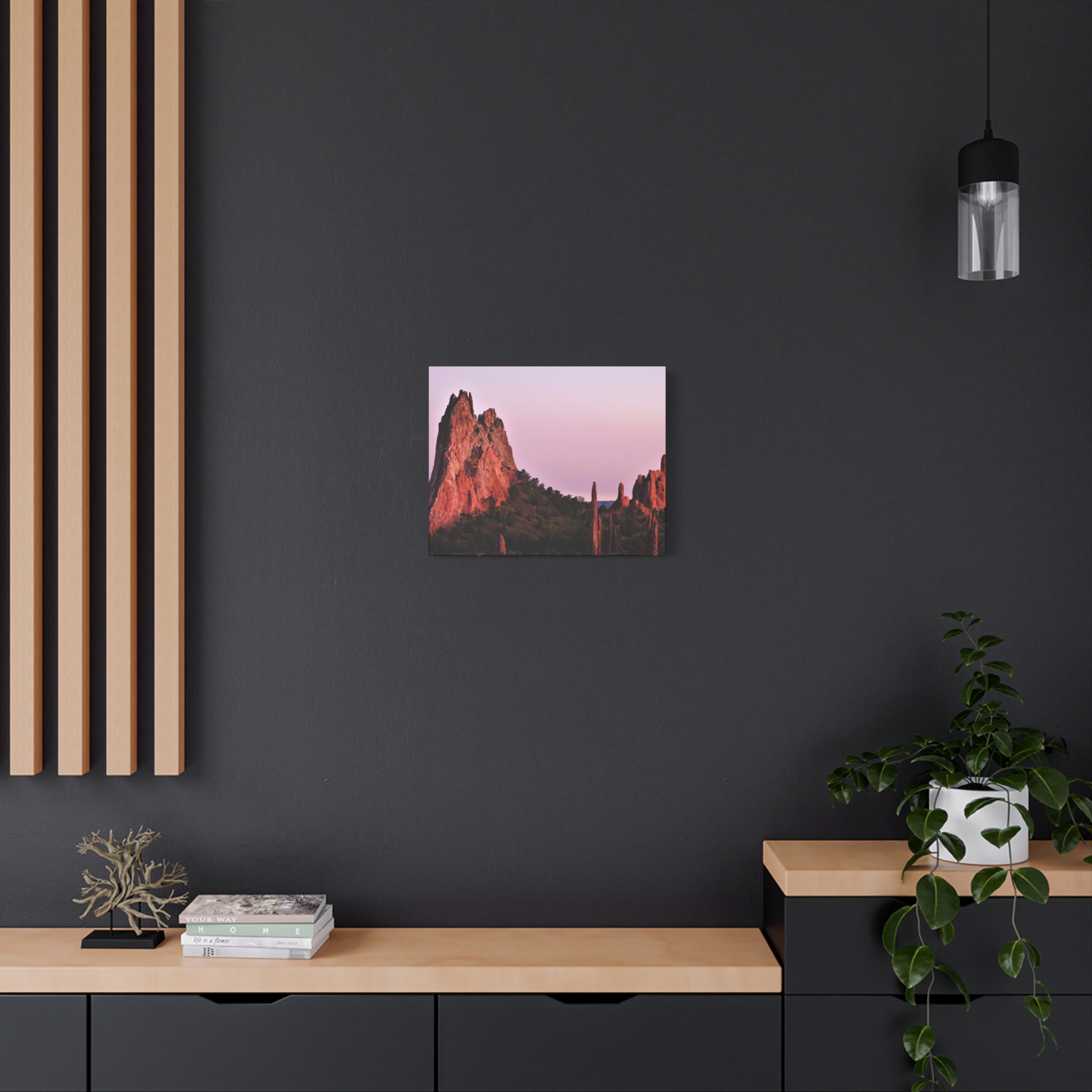 Sunset at Garden of the Gods Wrapped Canvas Wall Art – Colorado Springs Red Rock Landscape Photography – Rocky Mountains Nature Home Décor - Image 12