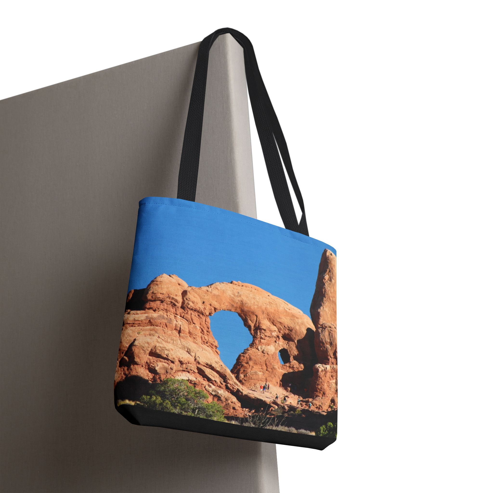 Closeup of Turret Arch at Arches National Park, Premium All-Over Print Tote Bag for Nature Lovers, Original GentleSeas Photography - Image 6