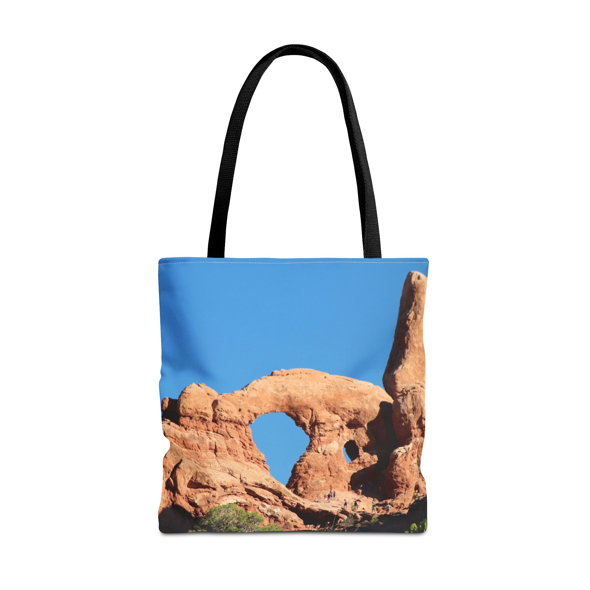 Closeup of Turret Arch at Arches National Park, Premium All-Over Print Tote Bag for Nature Lovers, Original GentleSeas Photography