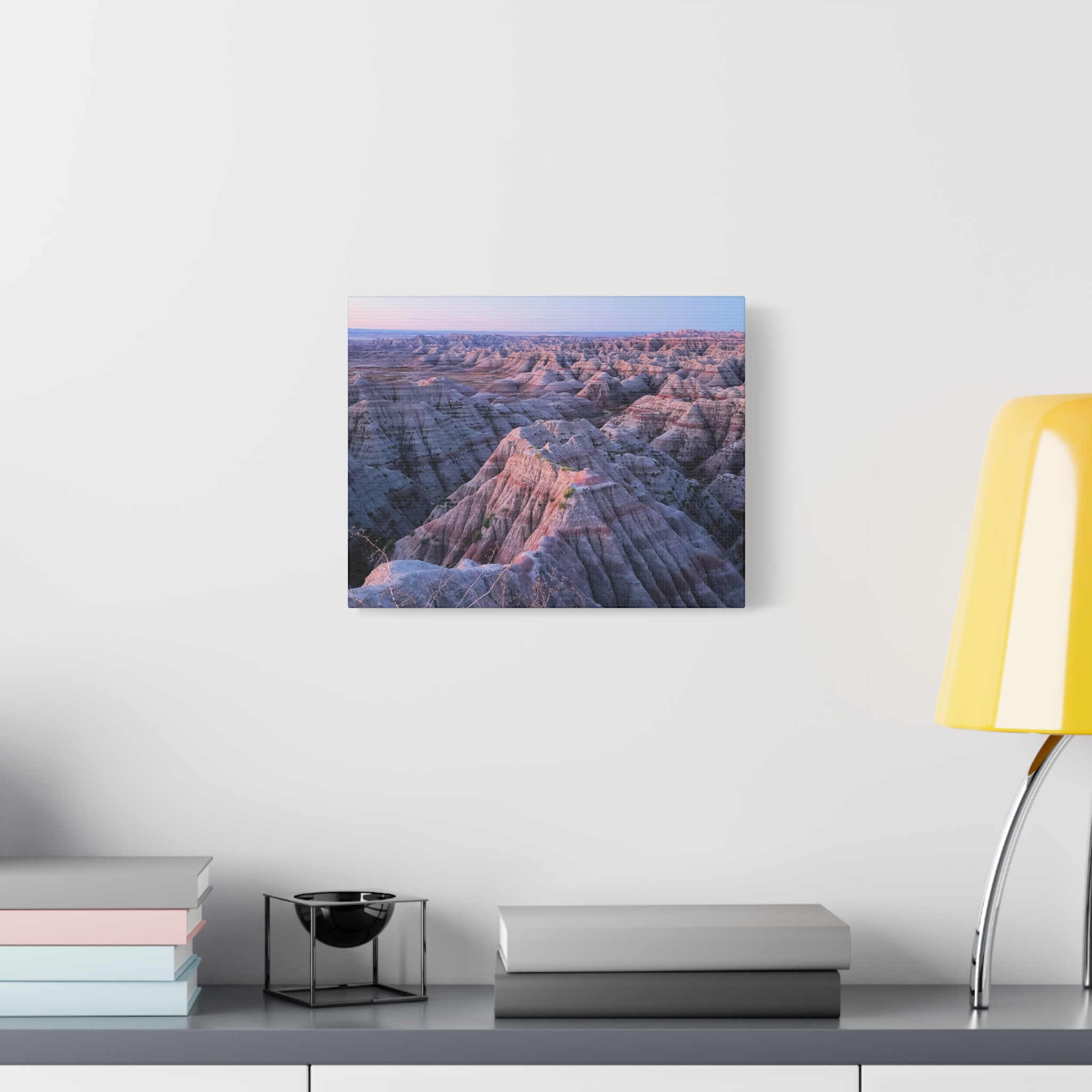Sunrise over Buttes and Cliffs at Badlands National Park South Dakota | Wrapped Canvas Wall Art | Vibrant Pastel Sky and Desert Landscape for Rustic, Modern, or Nature-Inspired Home Décor - Image 7