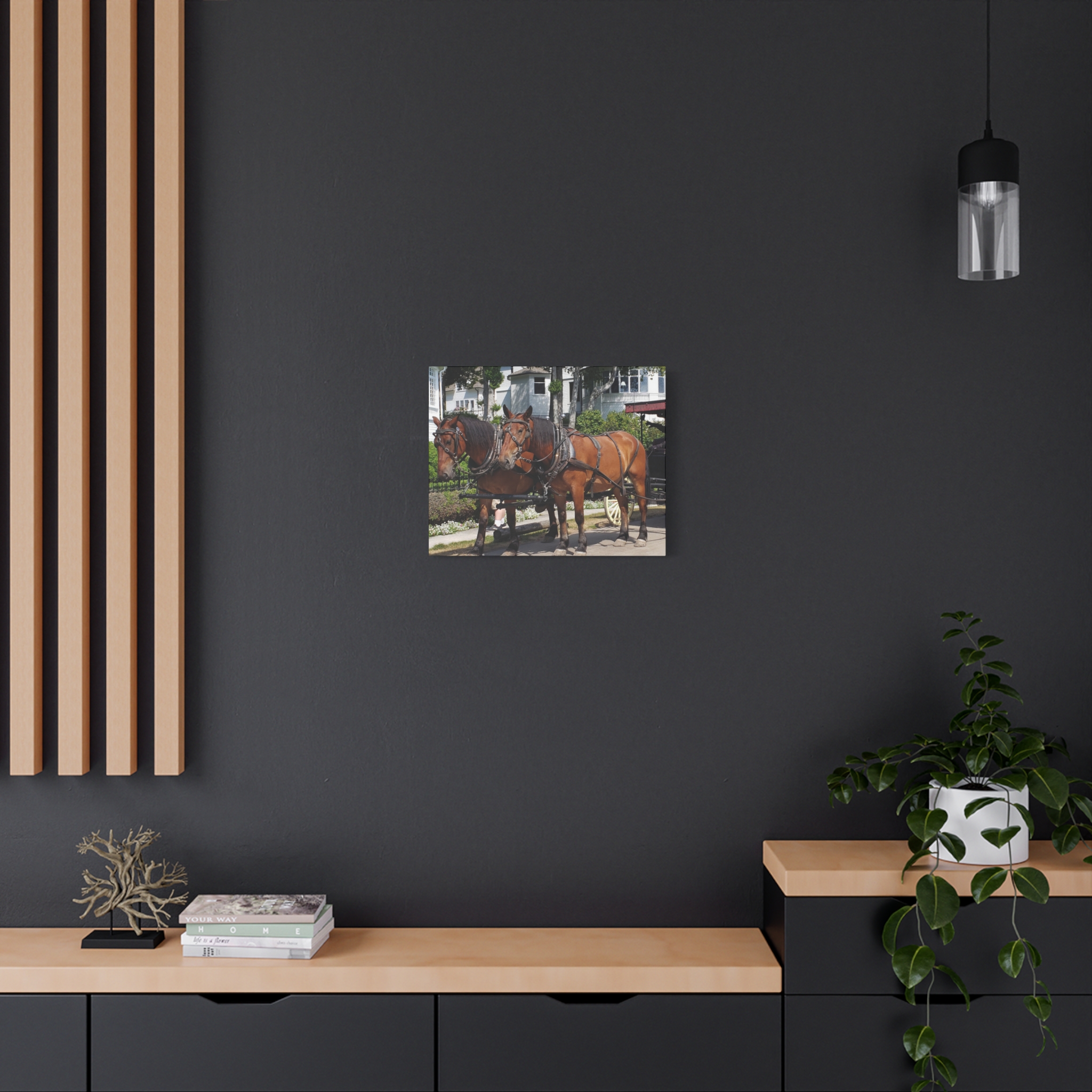 Horse and Carriage on West Bluff Mackinac Island Wrapped Canvas Wall Art – Historic Michigan Landmark Photography – Great Lakes Travel Décor – Horses, Carriage Rides, and Victorian Island Homes Print... - Image 12