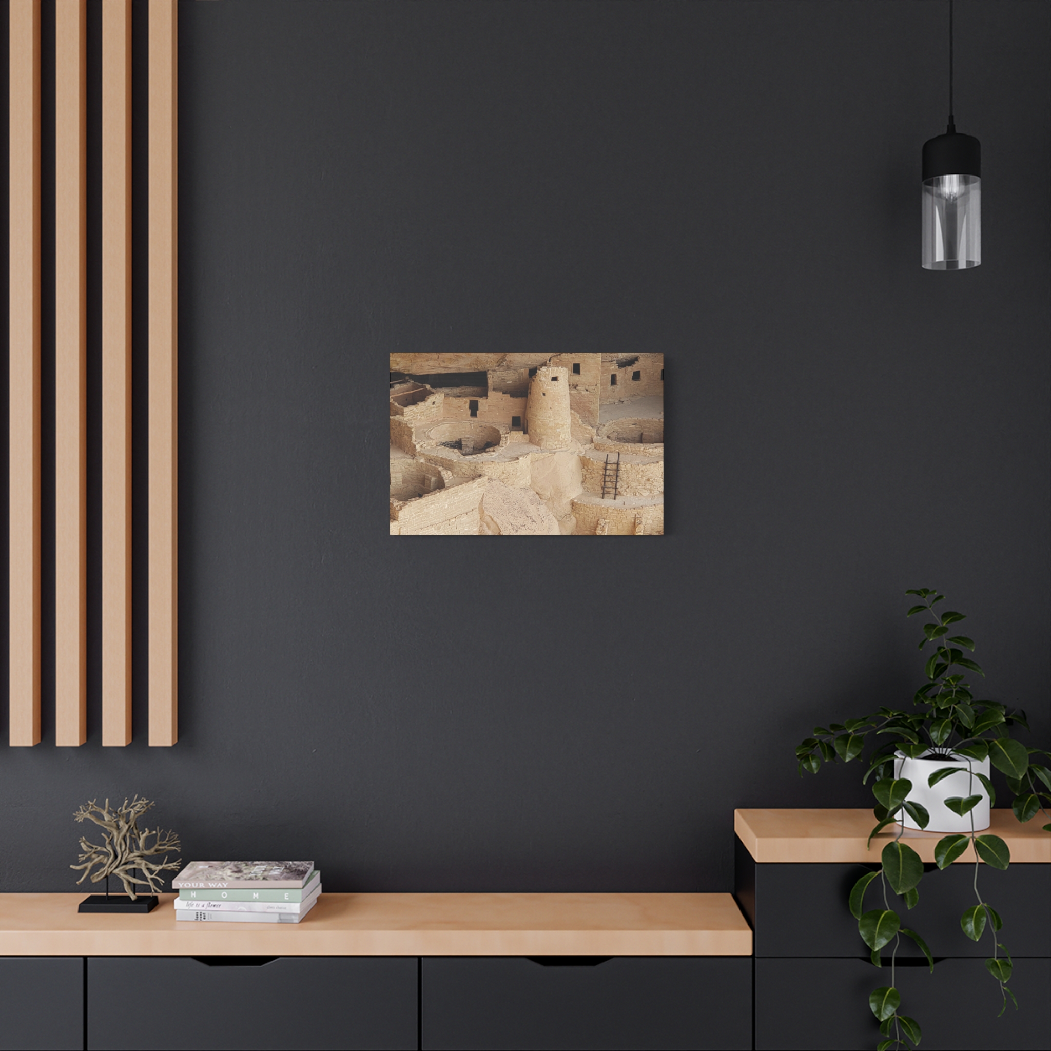 Cliff Palace Close-Up Wrapped Canvas Wall Art – Mesa Verde National Park Ancestral Puebloan Ruins Photography – Southwest History & Archaeology Home Décor - Image 16