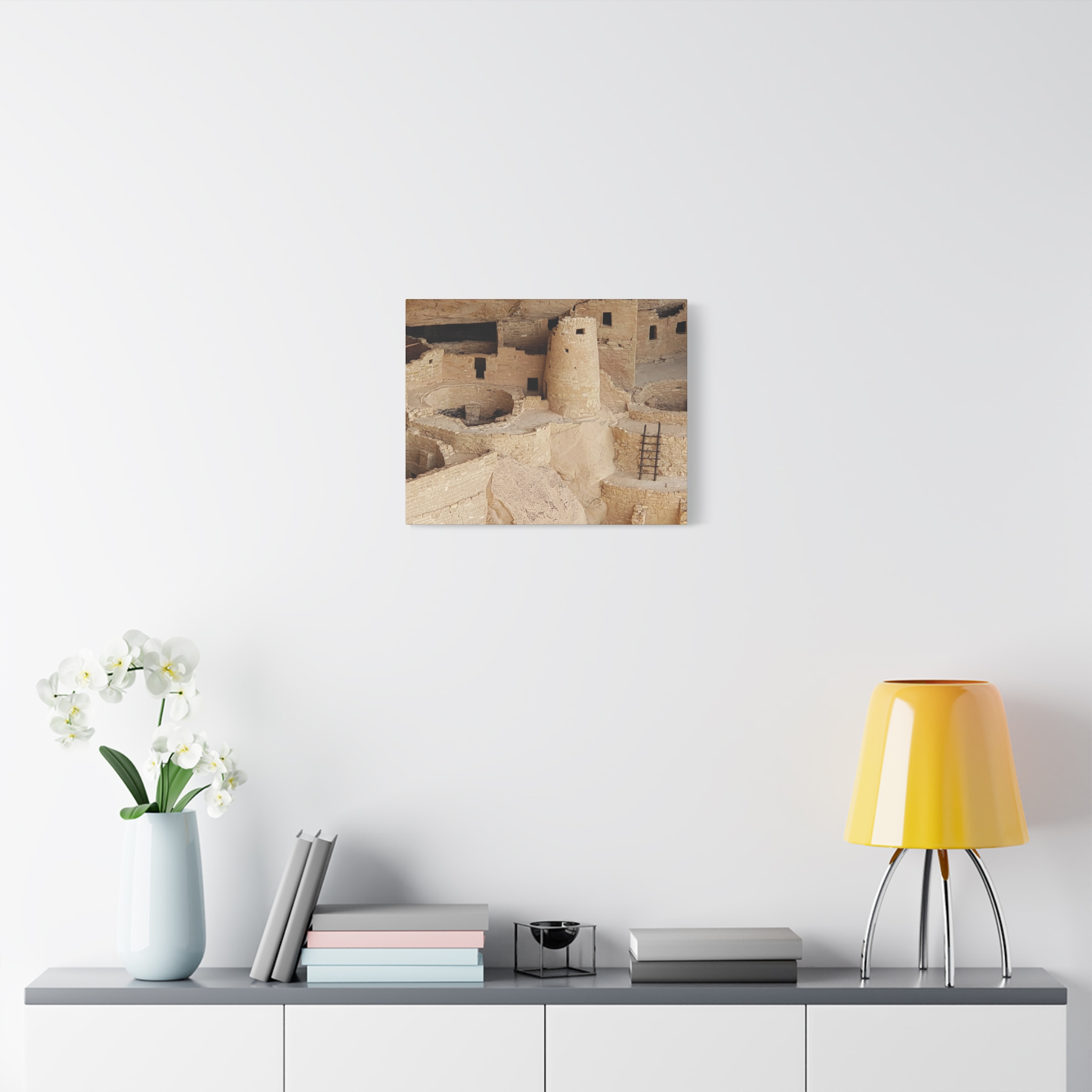 Cliff Palace Close-Up Wrapped Canvas Wall Art – Mesa Verde National Park Ancestral Puebloan Ruins Photography – Southwest History & Archaeology Home Décor - Image 11