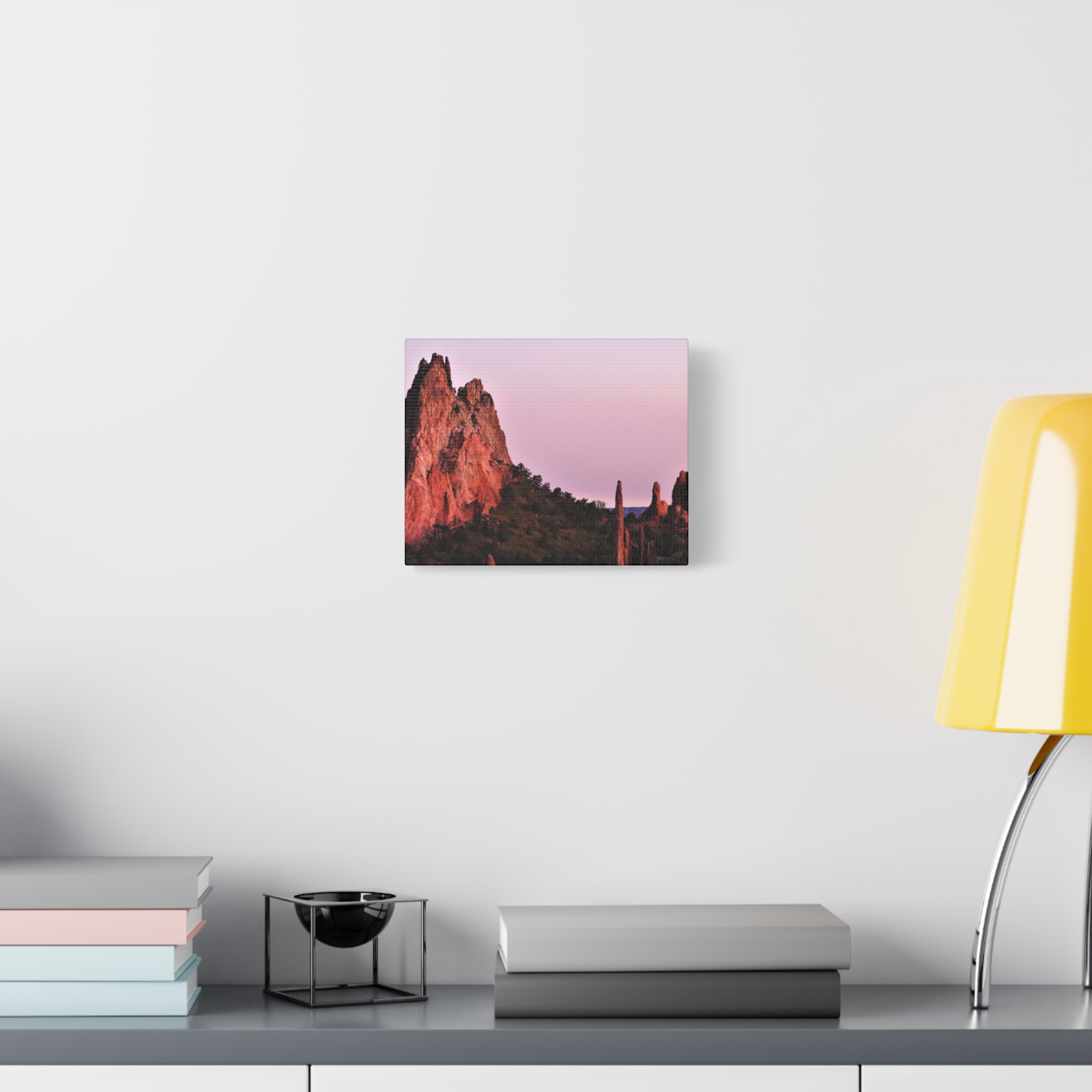 Sunset at Garden of the Gods Wrapped Canvas Wall Art – Colorado Springs Red Rock Landscape Photography – Rocky Mountains Nature Home Décor - Image 3