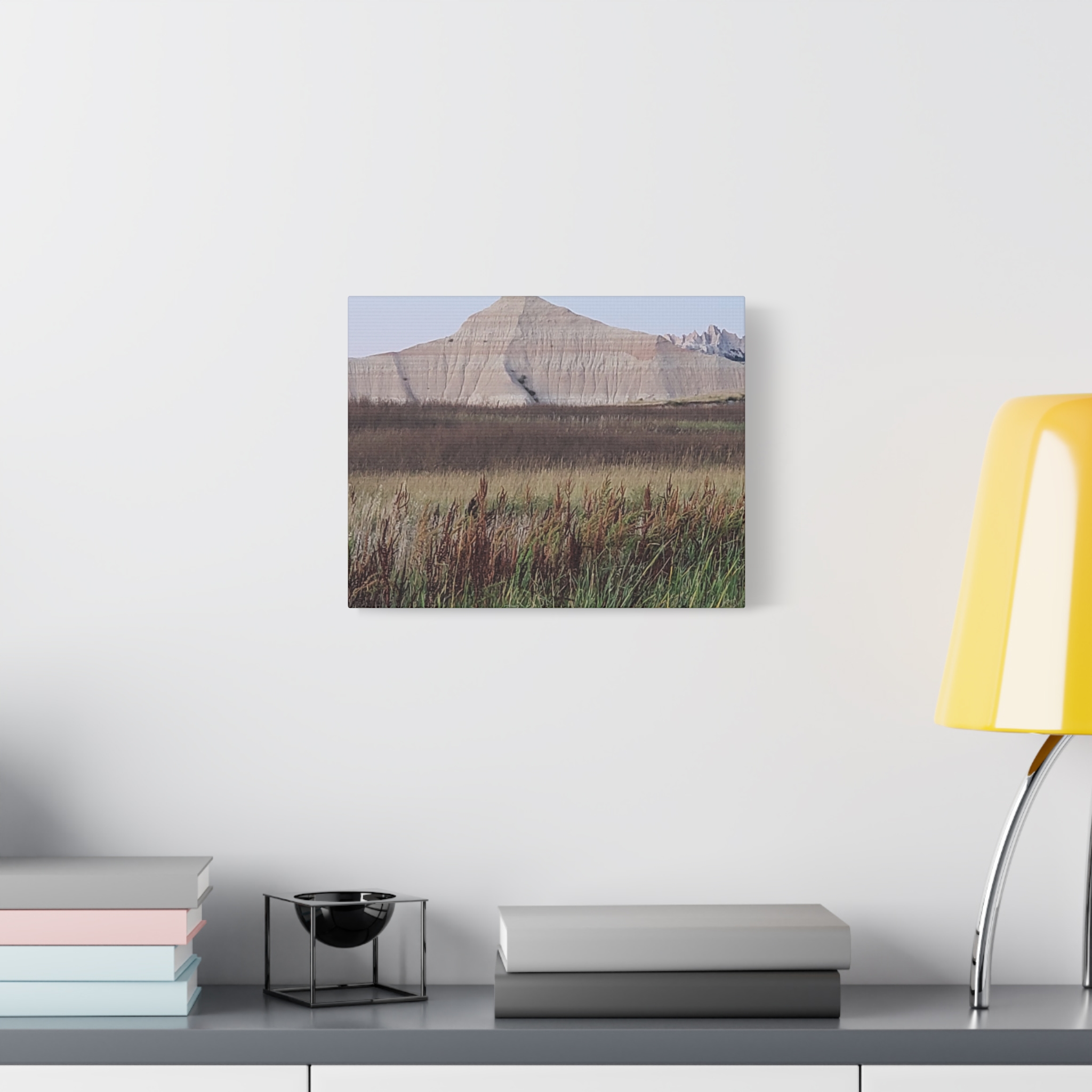 Badlands National Park South Dakota Wrapped Canvas Wall Art | Reeds, Prairie Grass, and Buttes Scenic Landscape Photography | Rustic Western Nature Décor - Image 7