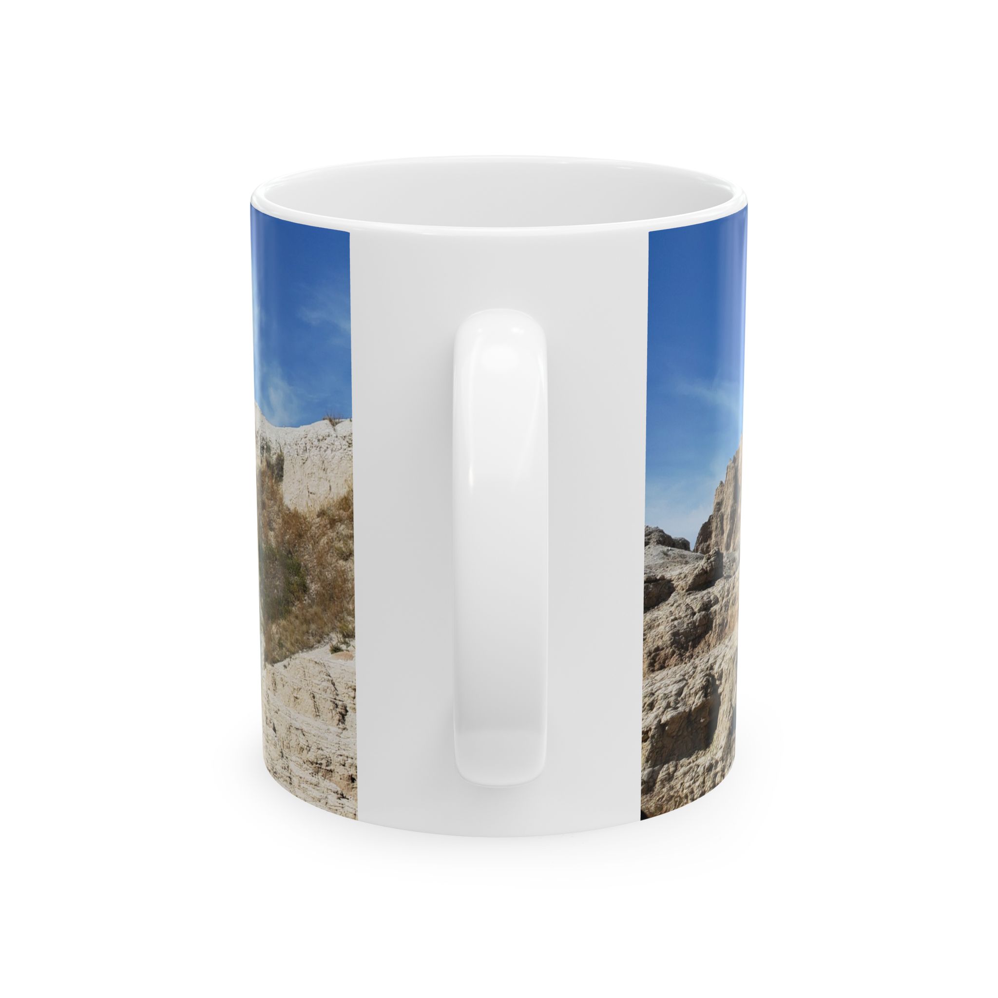 Sandstone Buttes Ceramic Wraparound Mug Featuring Original Badlands National Park Photography – 11oz & 15oz - Image 3