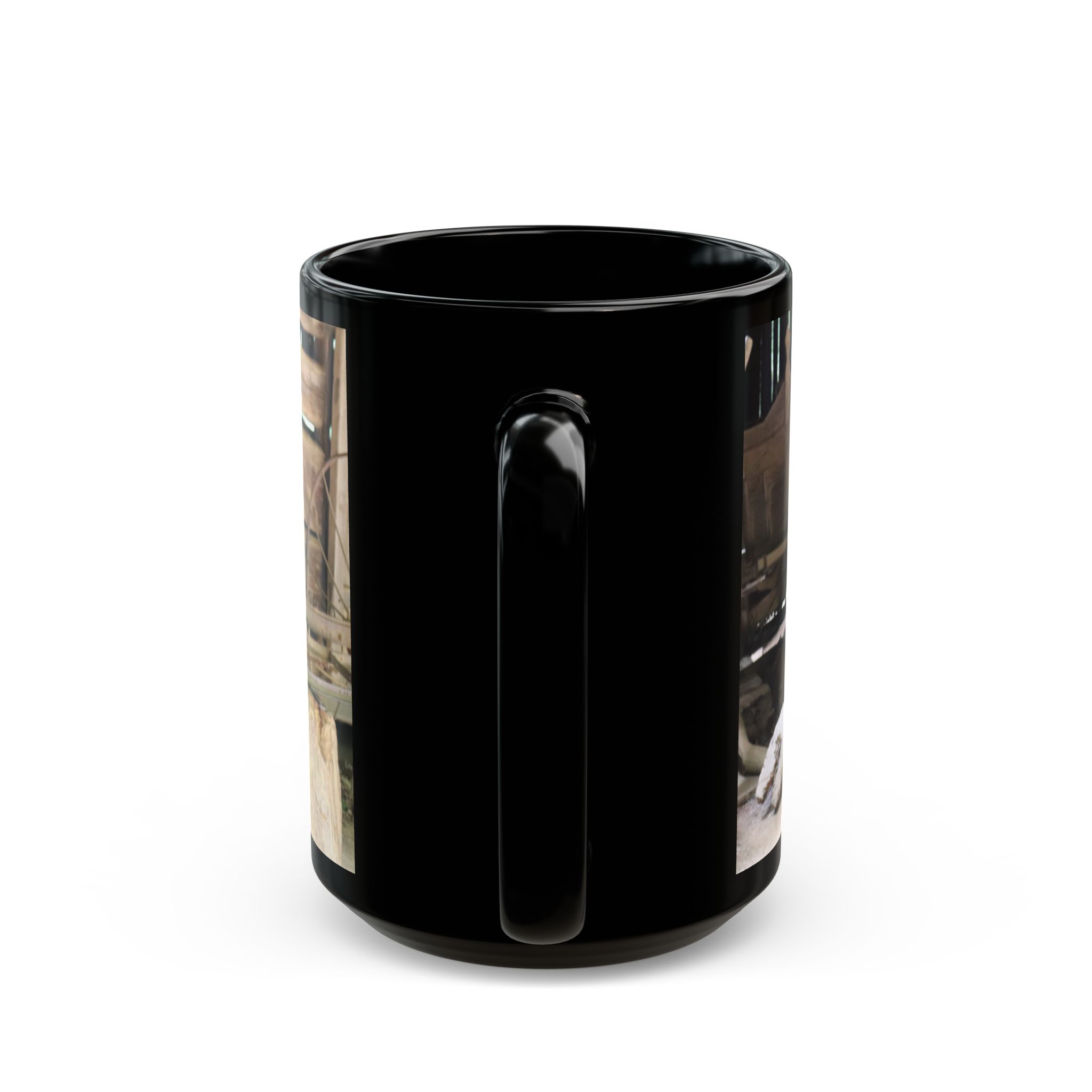 19th Century Farm Equipment Ceramic Wraparound Mug Featuring Cades Cove, Great Smoky Mountains Travel Gift, Original GentleSeas Photography - Image 9