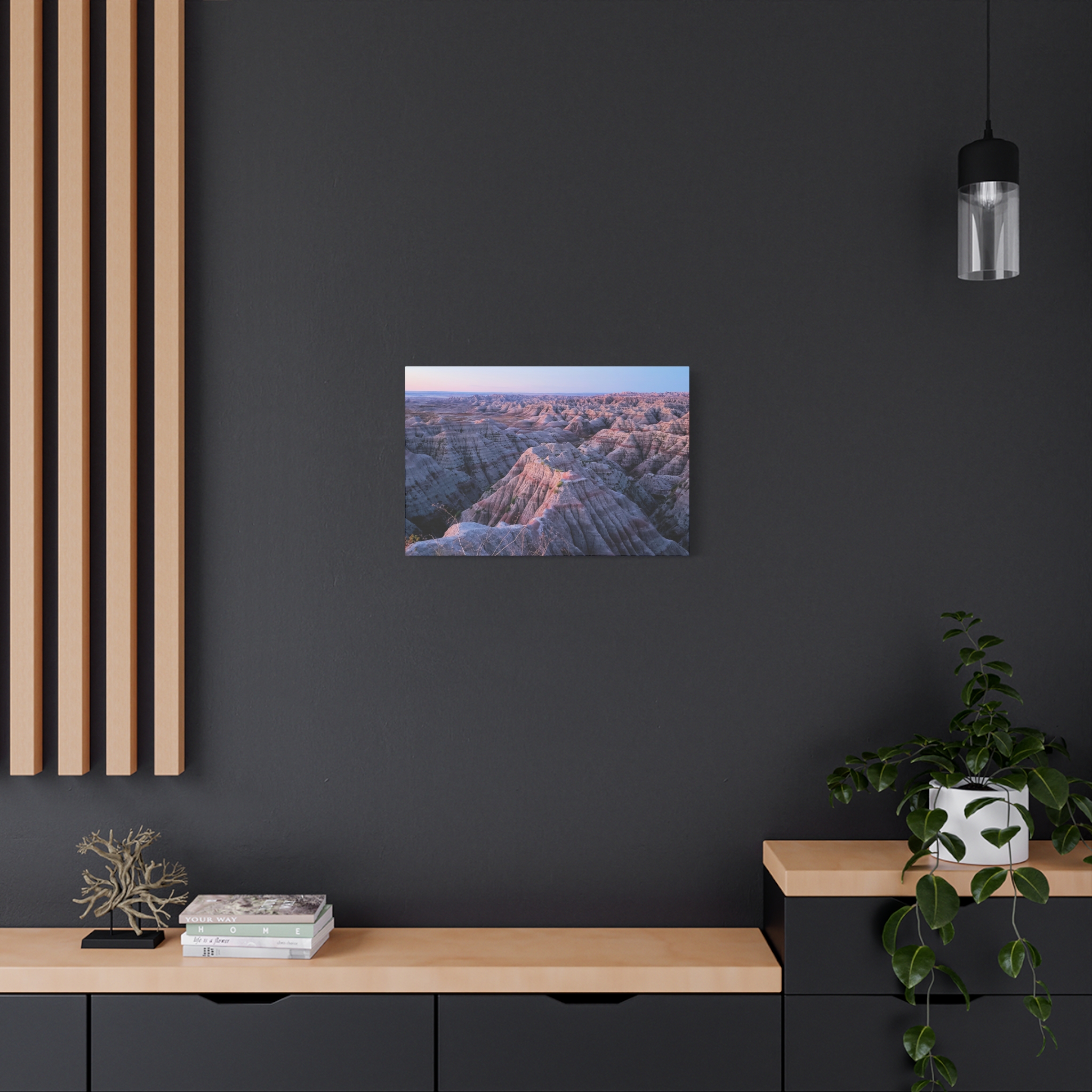 Sunrise over Buttes and Cliffs at Badlands National Park South Dakota | Wrapped Canvas Wall Art | Vibrant Pastel Sky and Desert Landscape for Rustic, Modern, or Nature-Inspired Home Décor - Image 16
