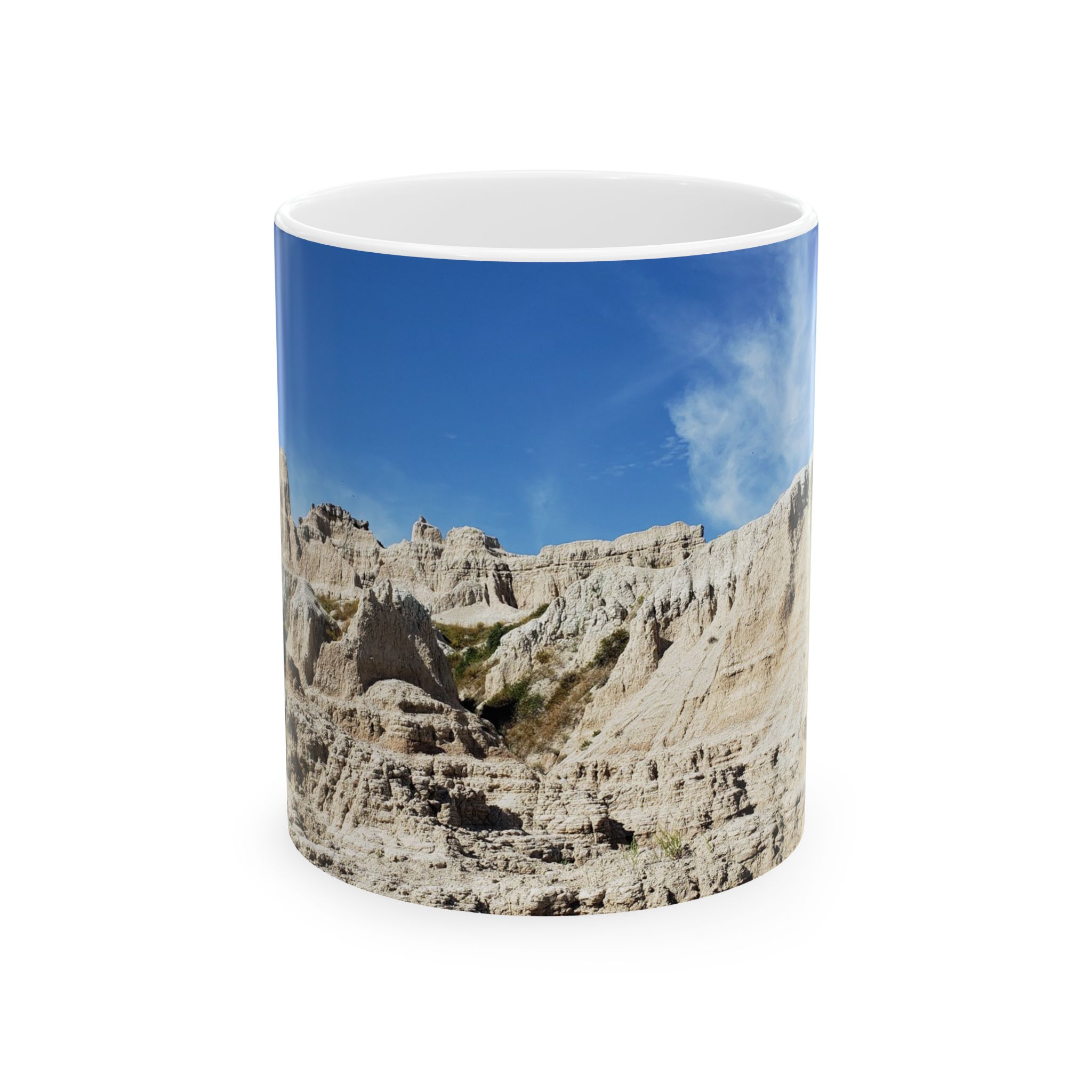 Sandstone Buttes Ceramic Wraparound Mug Featuring Original Badlands National Park Photography – 11oz & 15oz - Image 2