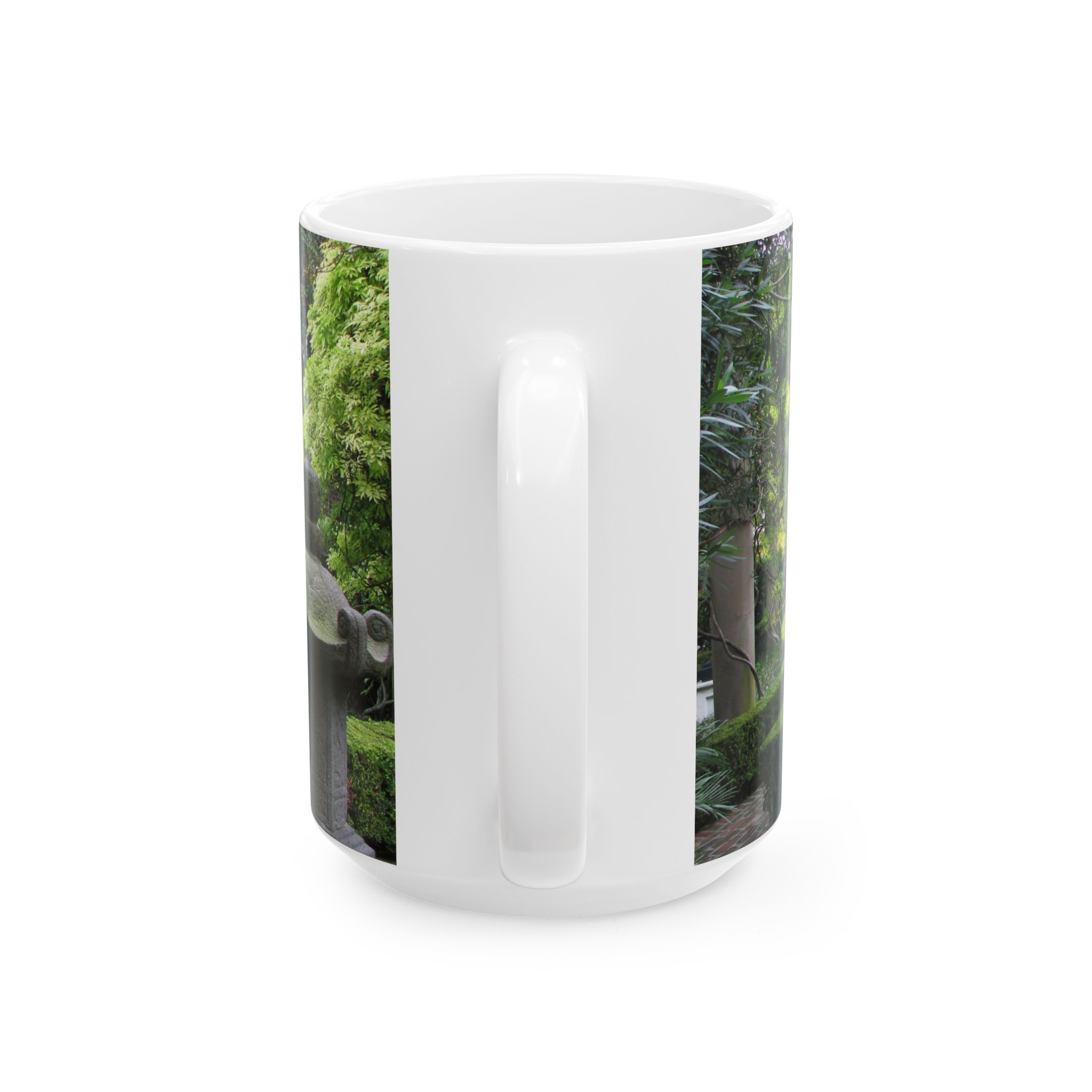 Charleston Garden with Small Fountain Ceramic Wraparound Mug Featuring Original GentleSeas Photography - Nature Inspired Drinkware for Travel and Outdoor Lovers - Image 7