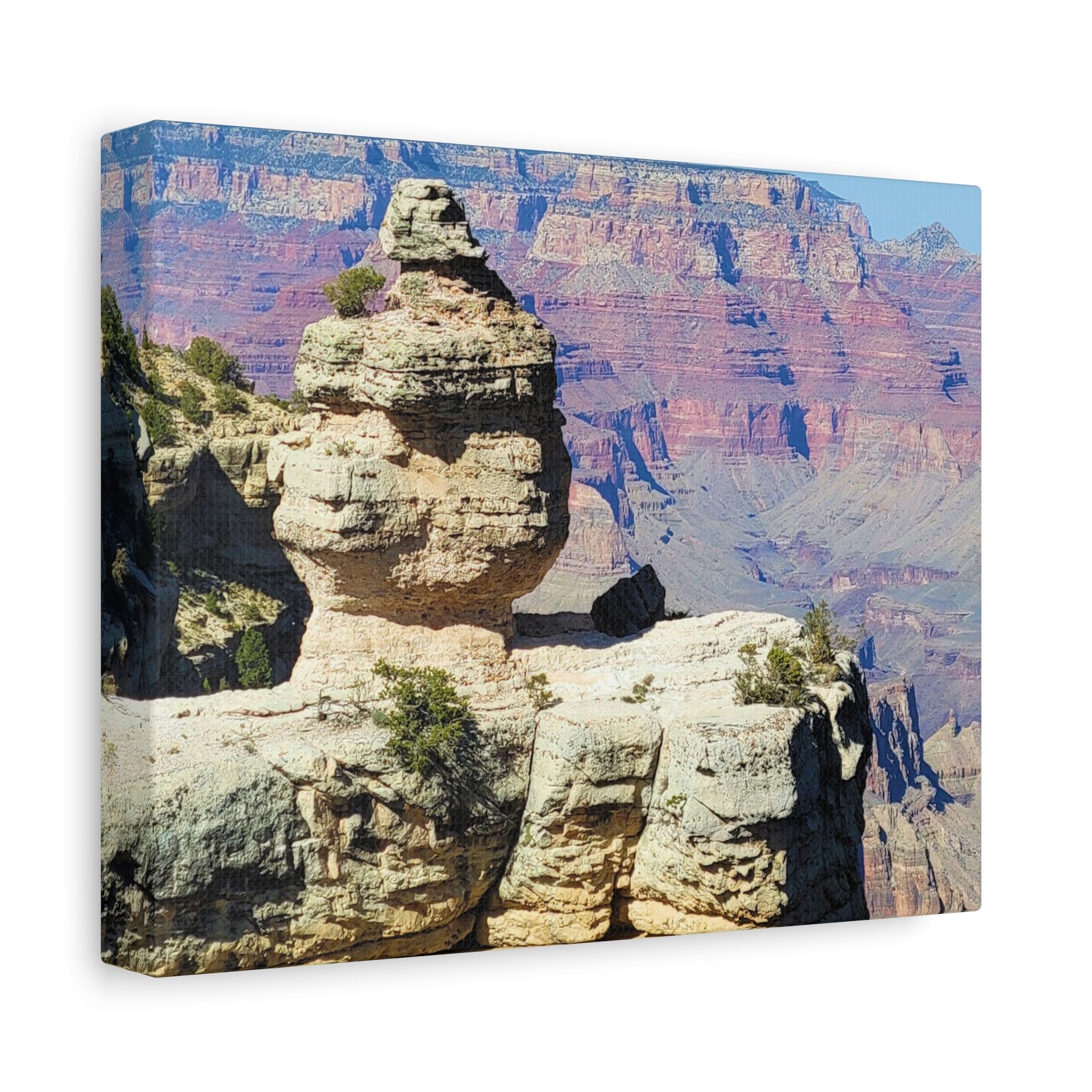 Duck Rock at Grand Canyon National Park – Wrapped Canvas Wall Art | Grand Canyon Landscape | Arizona National Park Nature Decor - Image 2