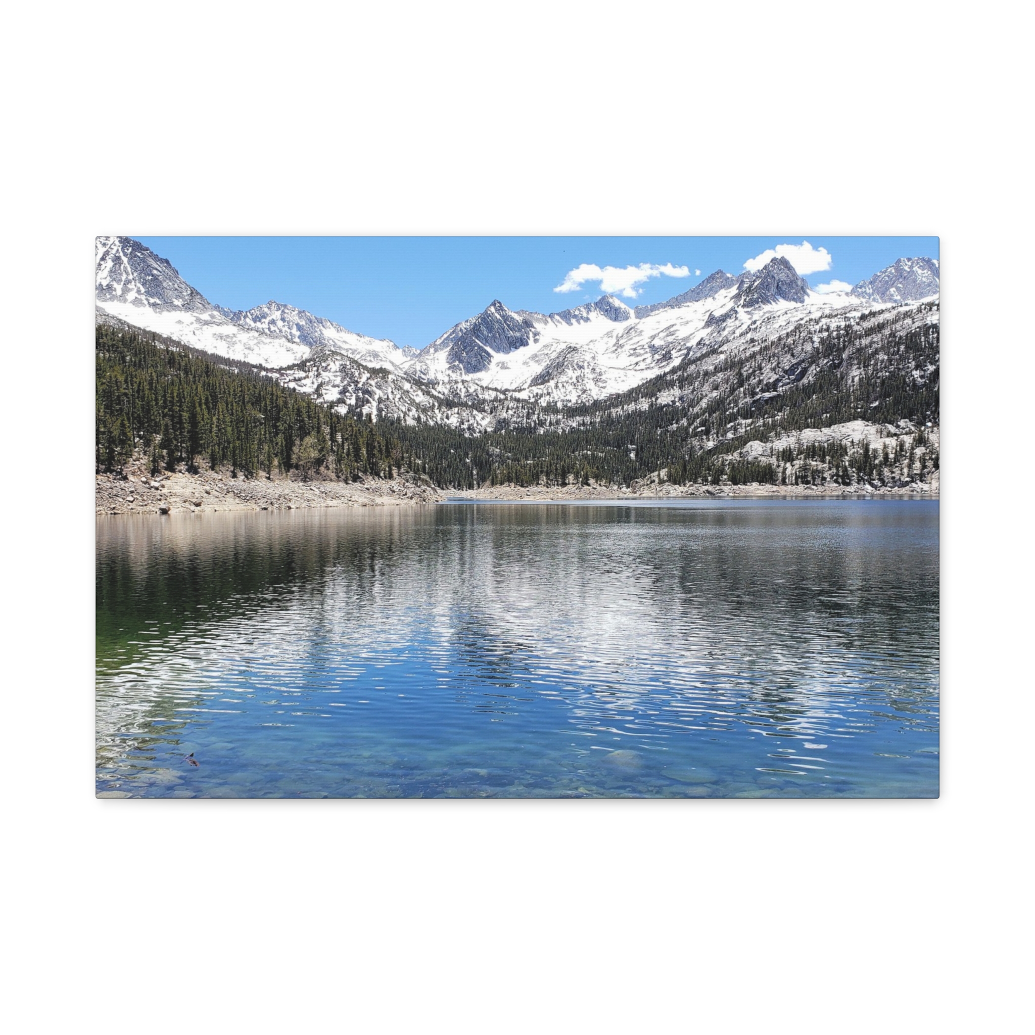 South Lake in Bishop California Wrapped Canvas Wall Art – Sierra Nevada Mountain Lake Photography – Alpine Landscape Print on Canvas - Image 13