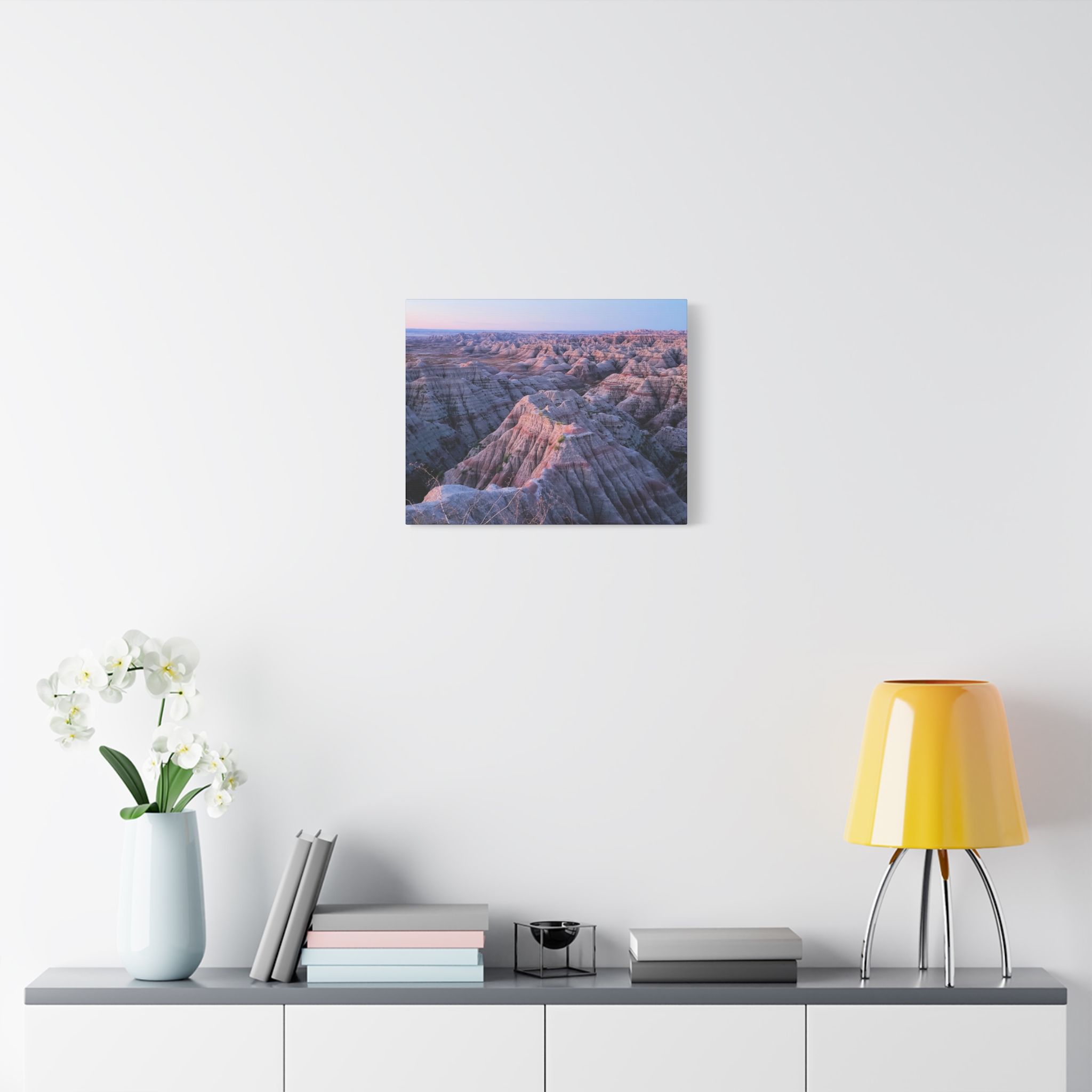 Sunrise over Buttes and Cliffs at Badlands National Park South Dakota | Wrapped Canvas Wall Art | Vibrant Pastel Sky and Desert Landscape for Rustic, Modern, or Nature-Inspired Home Décor - Image 11