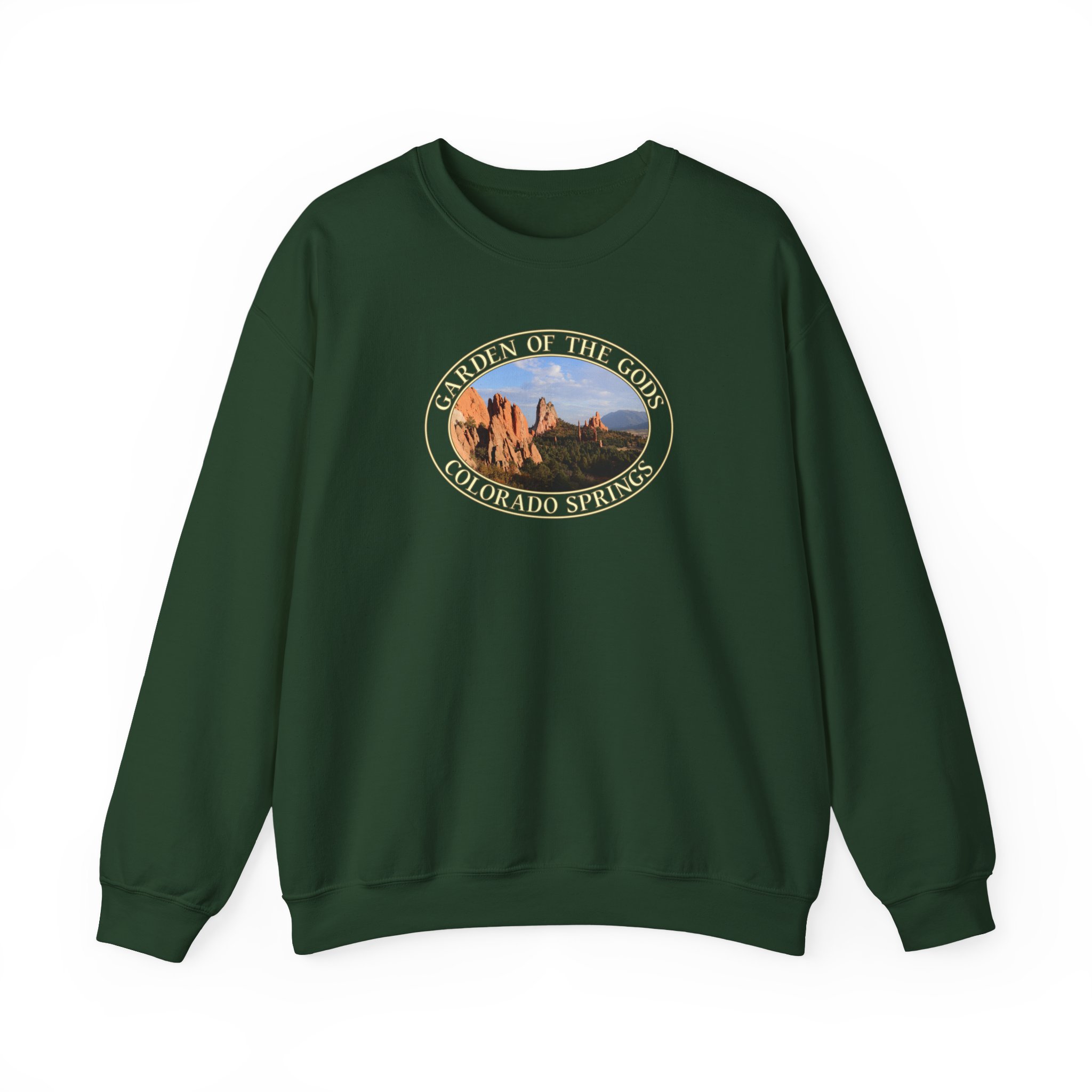 GentleSeas Unique Rock Formations Crewneck Sweatshirt - Garden of the Gods Colorado Springs Scenic Photography - Image 13
