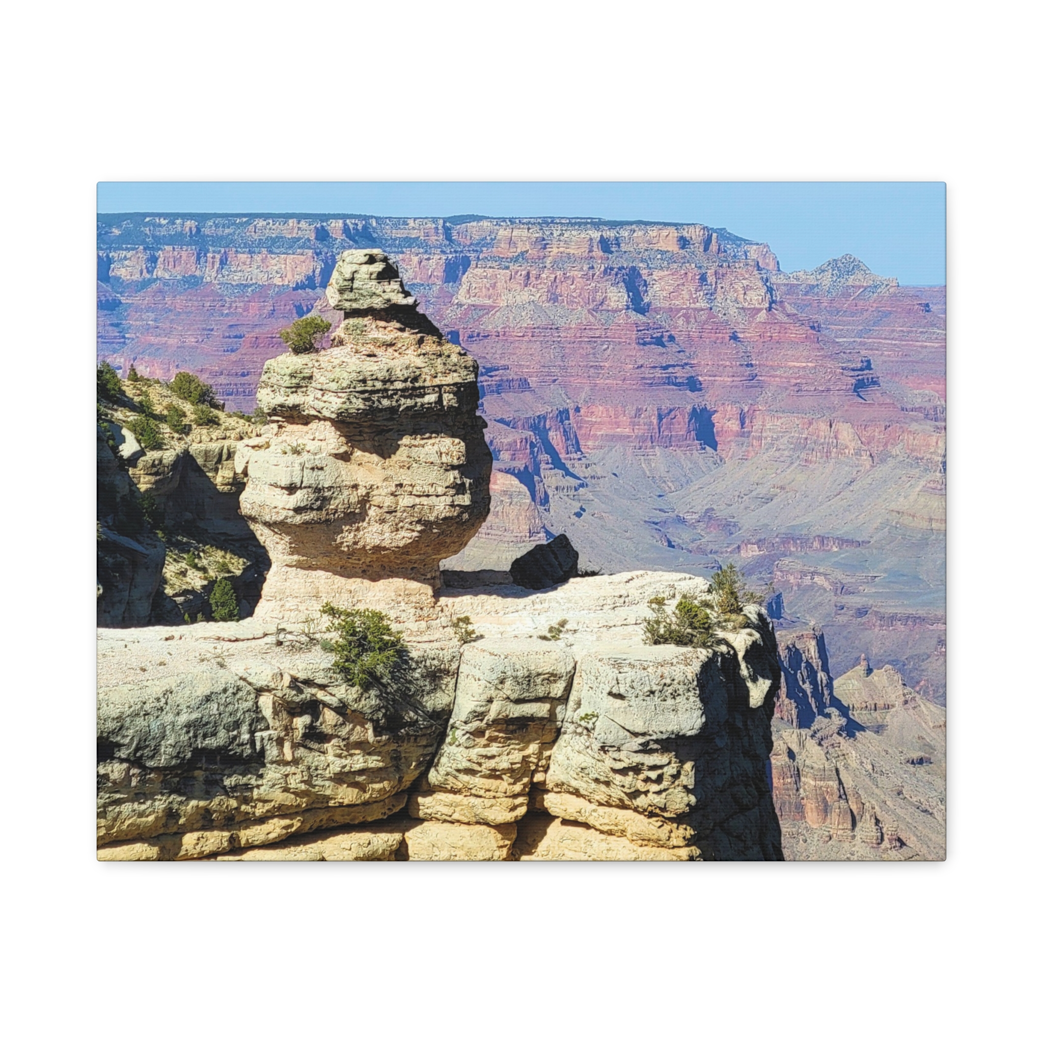 Duck Rock at Grand Canyon National Park – Wrapped Canvas Wall Art | Grand Canyon Landscape | Arizona National Park Nature Decor - Image 9