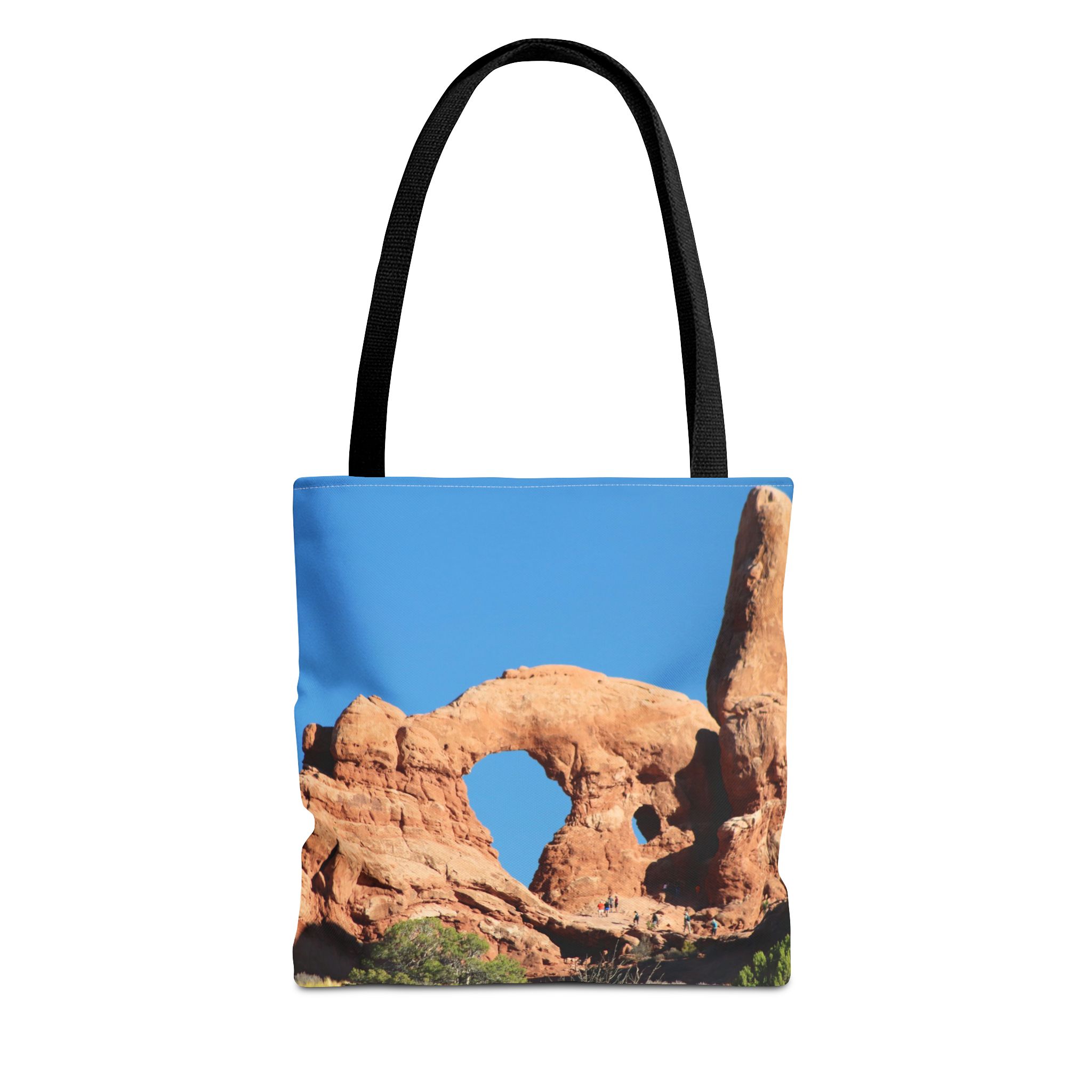 Closeup of Turret Arch at Arches National Park, Premium All-Over Print Tote Bag for Nature Lovers, Original GentleSeas Photography - Image 4