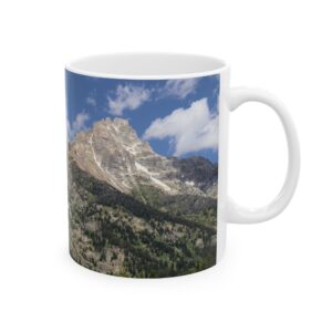 Grand Teton Mountains Ceramic Mug Featuring Scenic National Park Photography - 11oz & 15oz