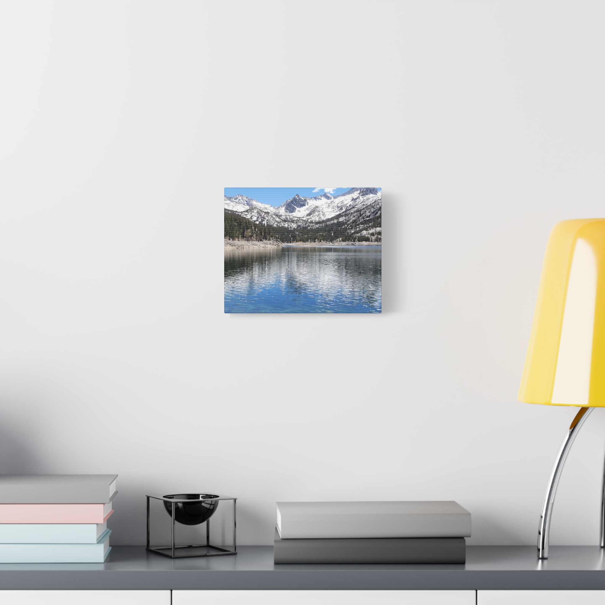 South Lake in Bishop California Wrapped Canvas Wall Art – Sierra Nevada Mountain Lake Photography – Alpine Landscape Print on Canvas - Image 3