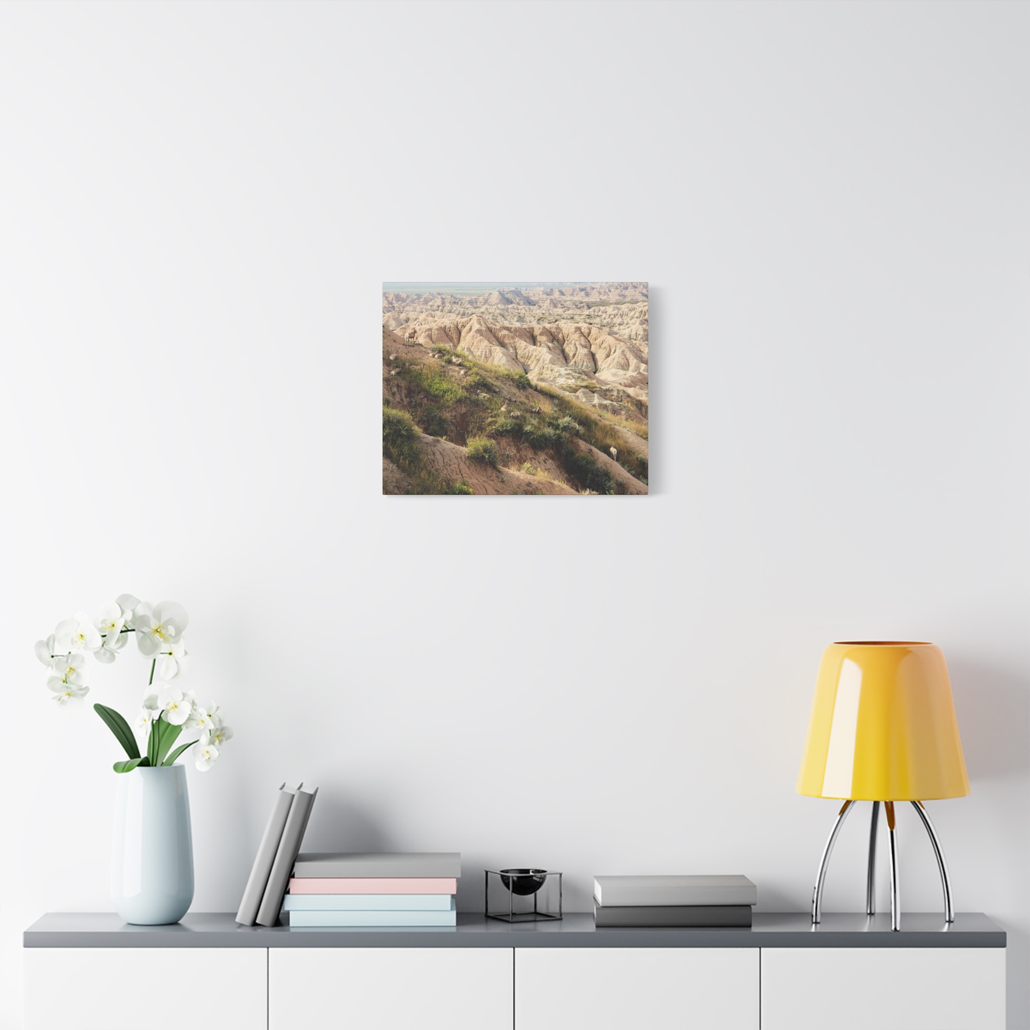 Wrapped Canvas Wall Art of Bighorn Sheep on Rugged Cliffs in Badlands National Park, South Dakota – Wildlife and Scenic Nature Photography - Image 11