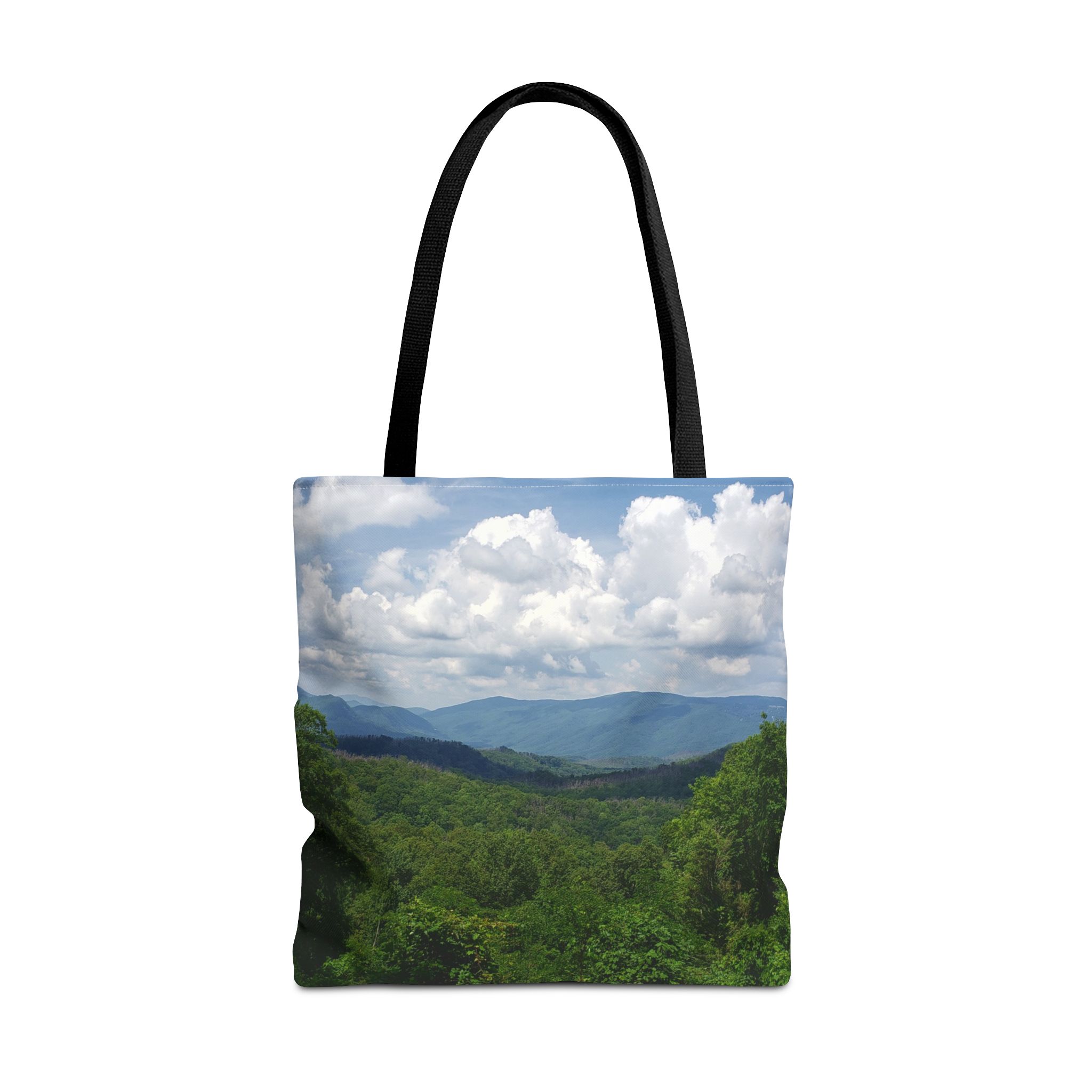 Great Smoky Mountains National Park Tennessee Scenic Photography Tote Bag, Durable All-Over Print, Original GentleSeas Photography