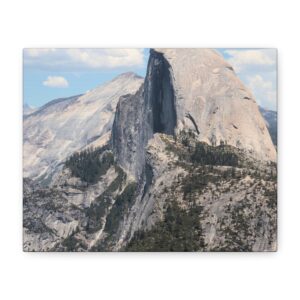 Half Dome Closeup – Wrapped Canvas Wall Art | Yosemite National Park Print | Sierra Nevada Mountain Landscape Home Decor