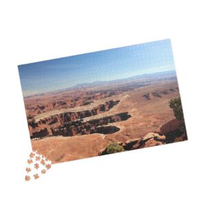 Grand View Point at Canyonlands National Park Scenic Landscape Puzzle, Original GentleSeas Photography