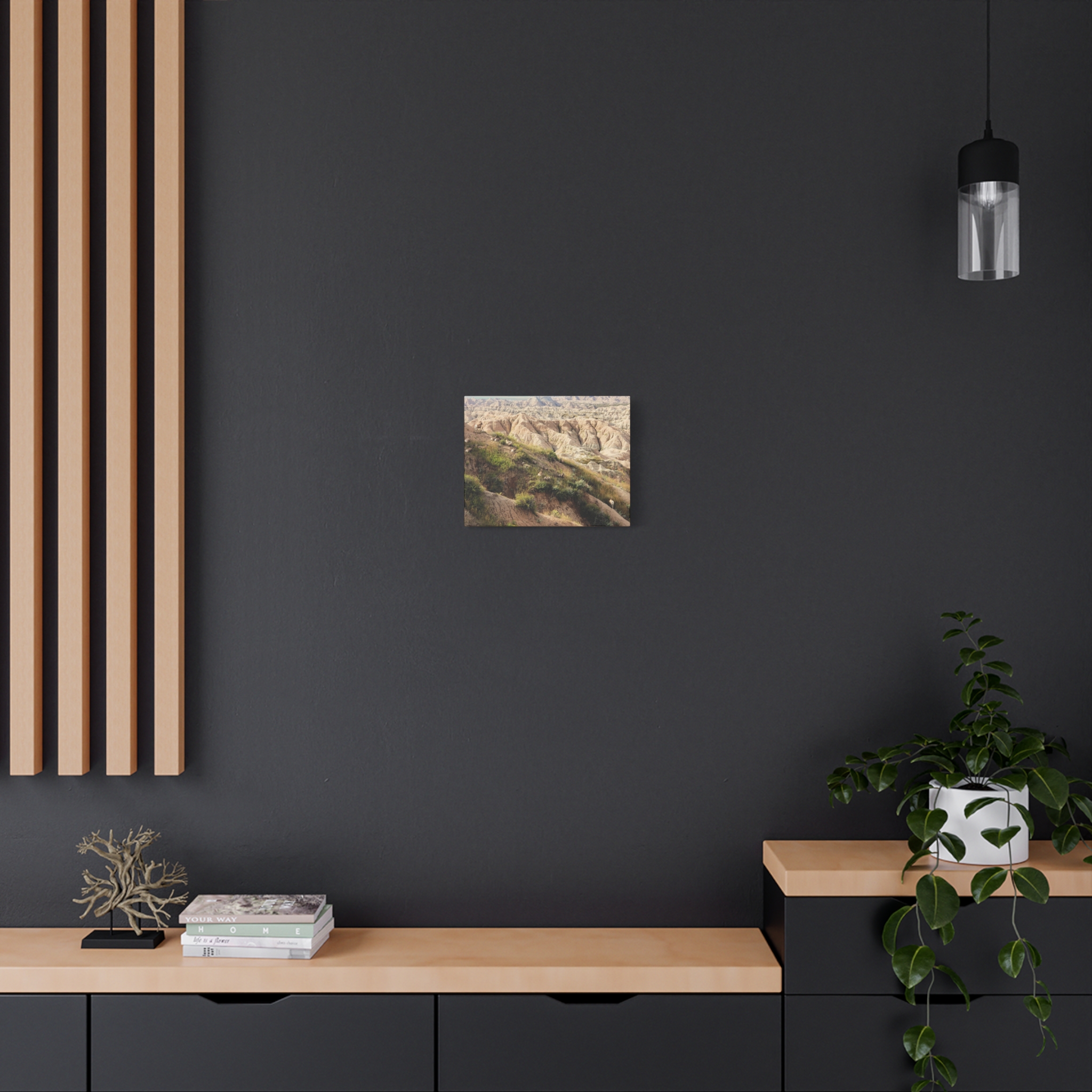 Wrapped Canvas Wall Art of Bighorn Sheep on Rugged Cliffs in Badlands National Park, South Dakota – Wildlife and Scenic Nature Photography - Image 8