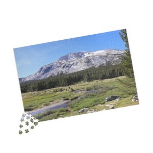 Tuolumne Meadows at Yosemite National Park Scenic Landscape Puzzle, Original GentleSeas Photography