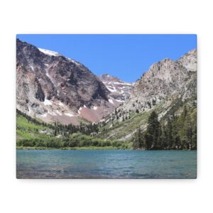 Parker Lake – Wrapped Canvas Wall Art | Ansel Adams Wilderness Print | California Mountain and Alpine Lake Home Decor