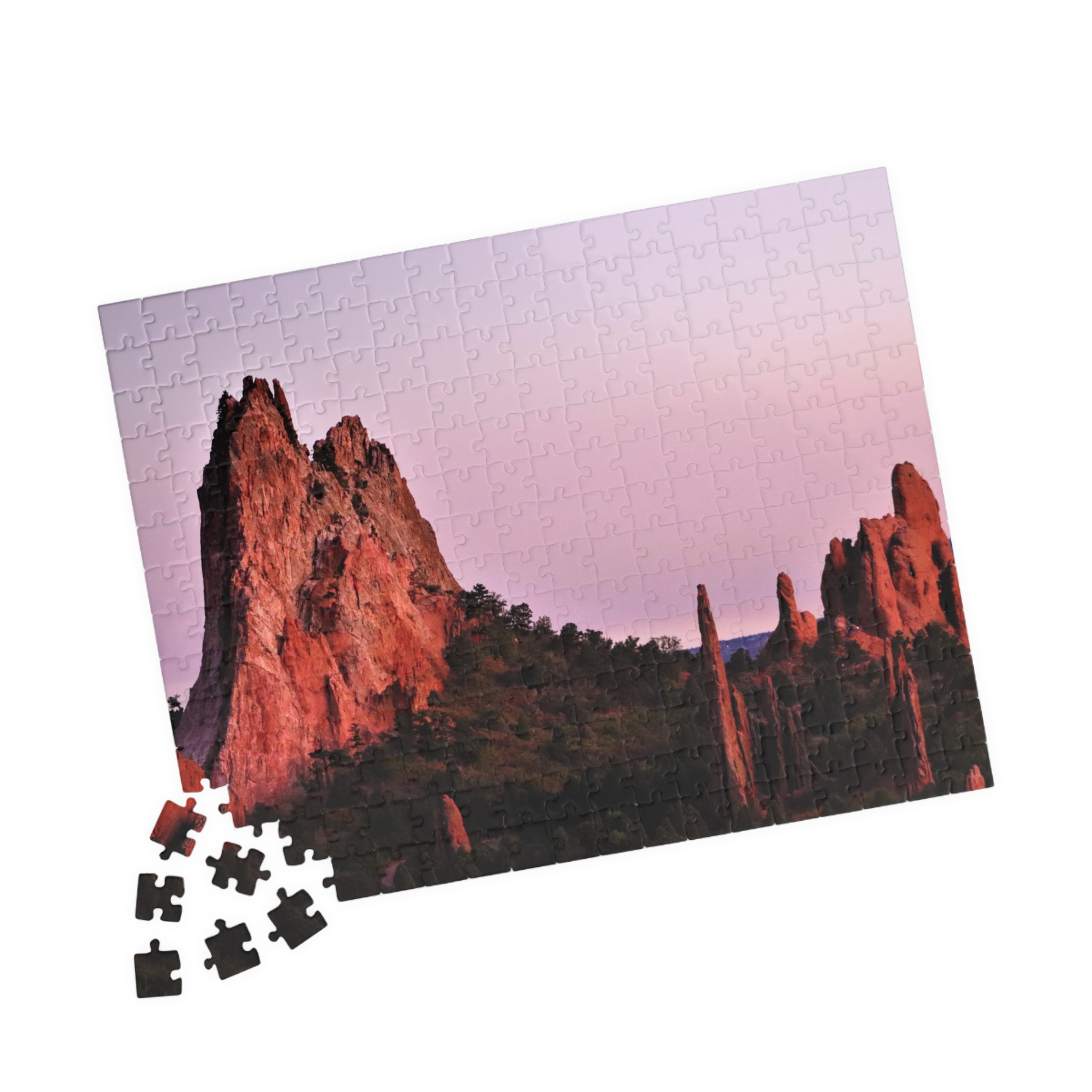Puzzle Featuring Unique Rock Formations at Garden of the Gods, Colorado Springs - Sunset Landscape Photography, Original Photograph - Image 7