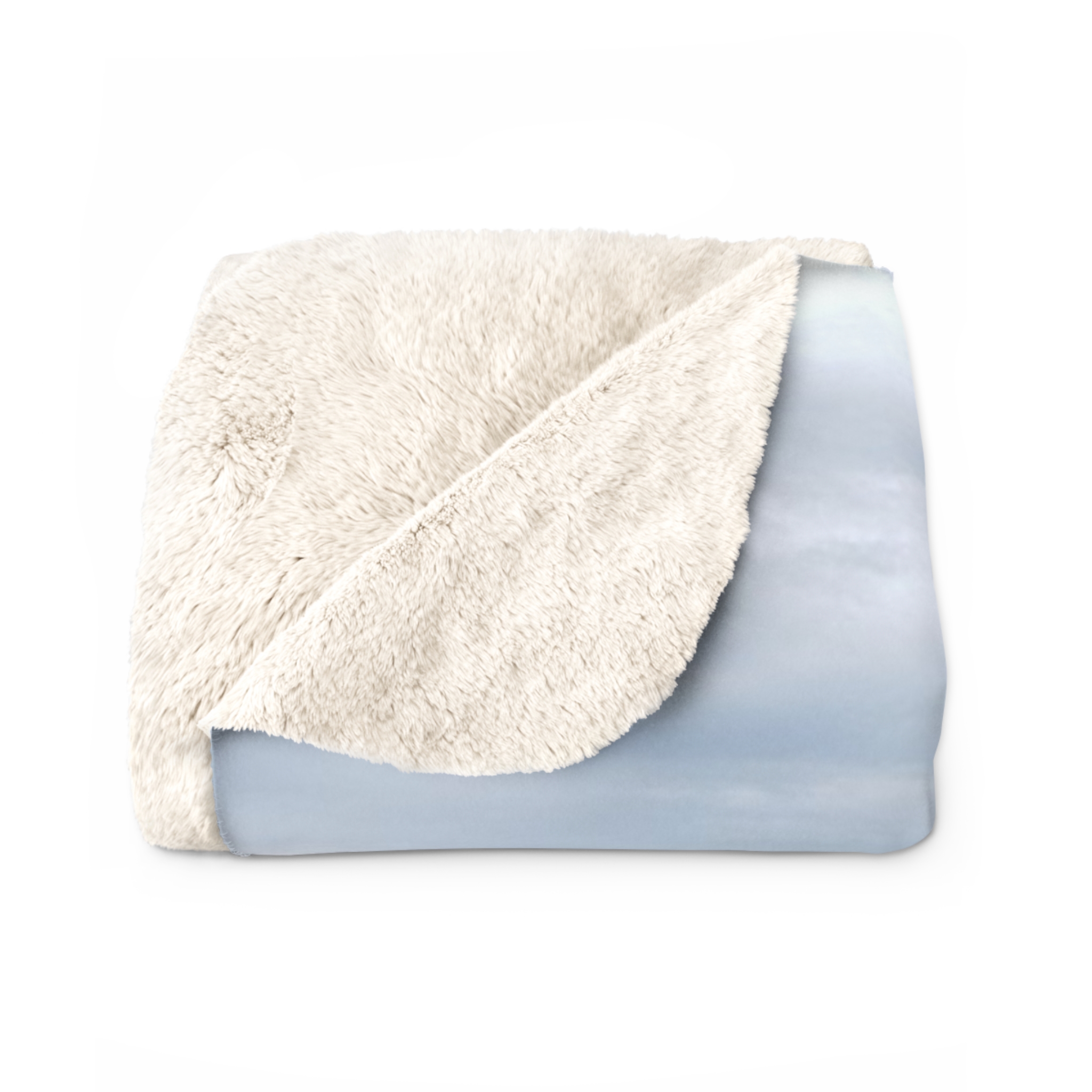 Sherpa Fleece Blanket with View over Lake Huron from West Bluff Mackinac Island Scenic Photography, Original Photograph - Image 2