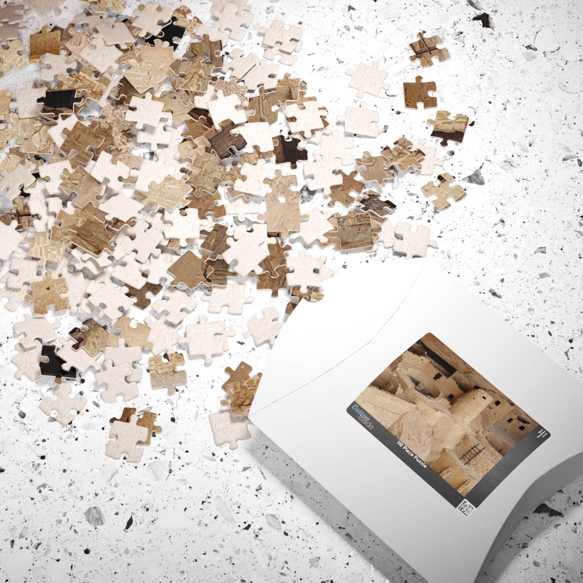 Cliff Palace Closeup Puzzle - Mesa Verde National Park Scenic Jigsaw in 110 to 1014 Pieces, Original Photography - Image 4