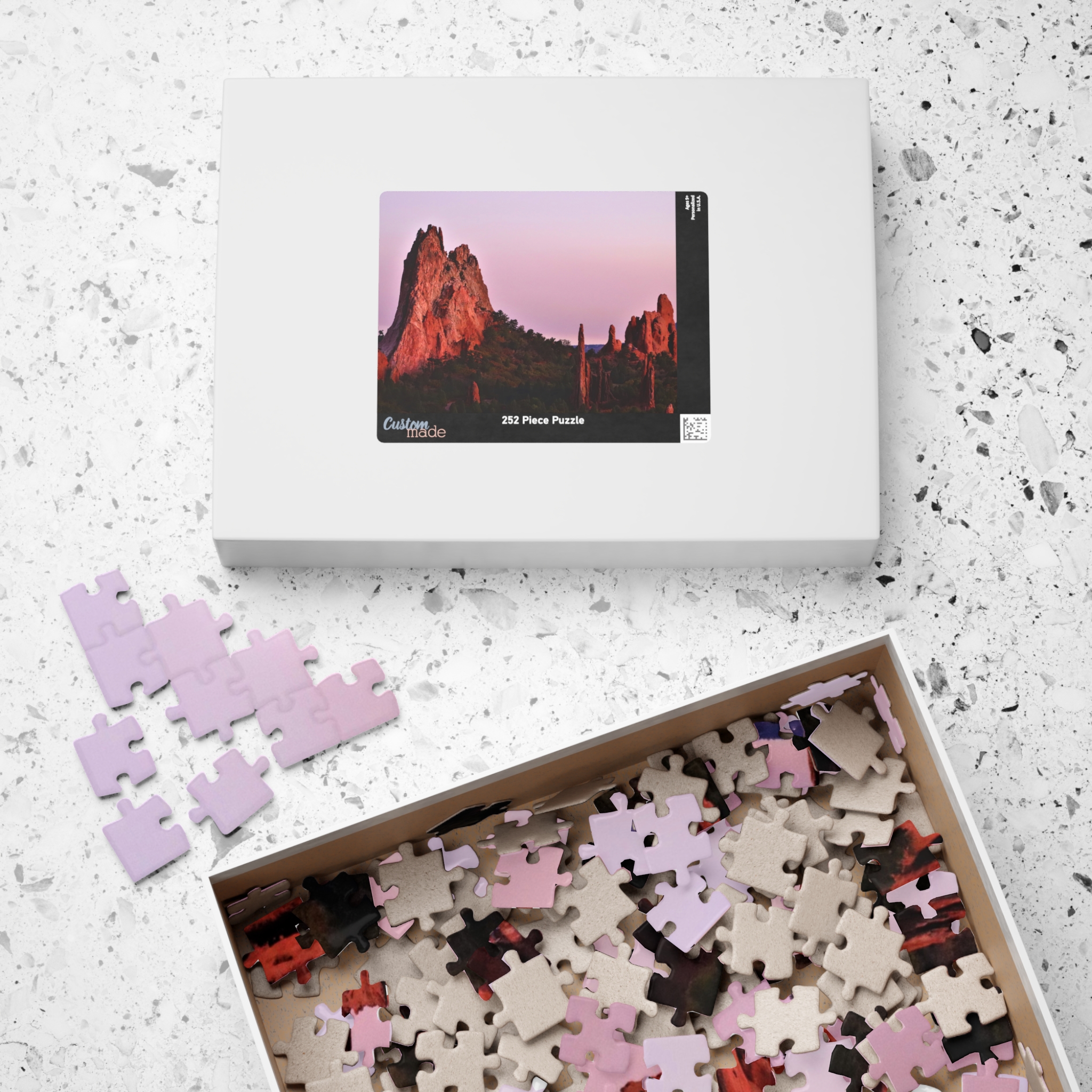Puzzle Featuring Unique Rock Formations at Garden of the Gods, Colorado Springs - Sunset Landscape Photography, Original Photograph - Image 8