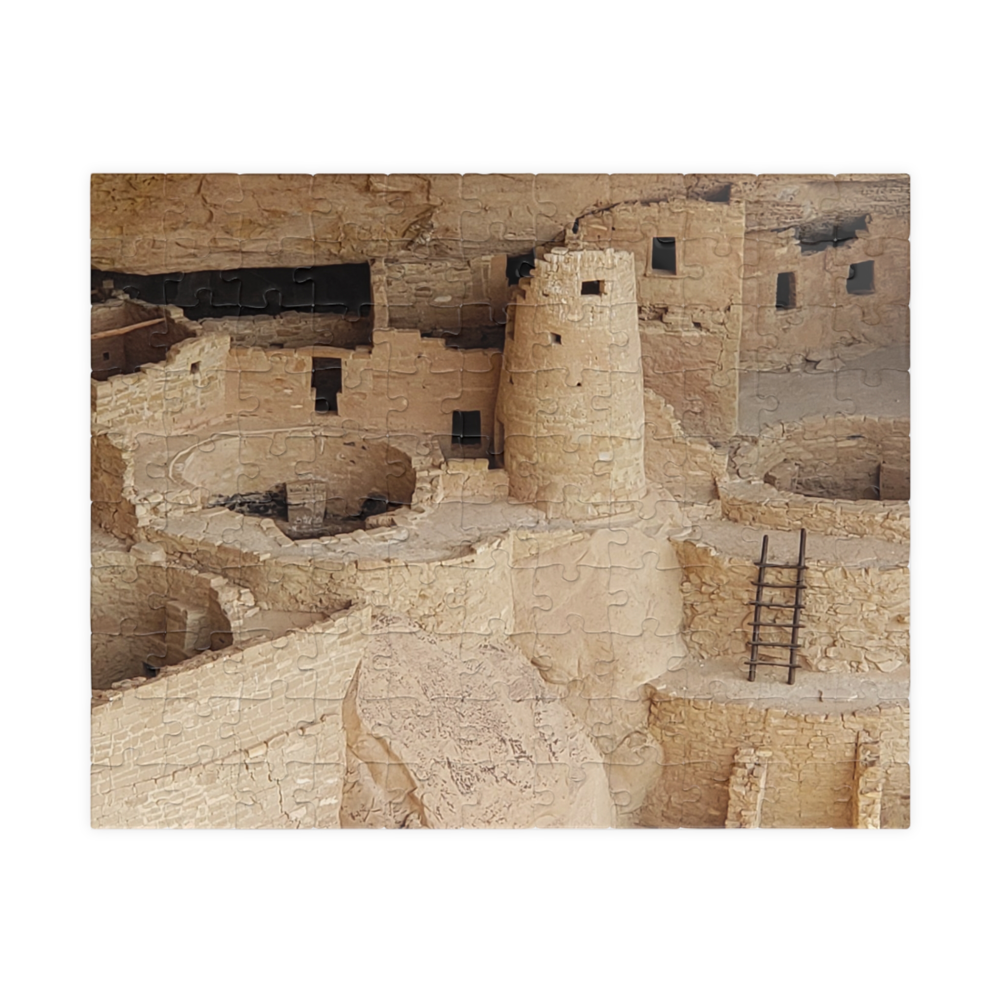 Cliff Palace Closeup Puzzle - Mesa Verde National Park Scenic Jigsaw in 110 to 1014 Pieces, Original Photography