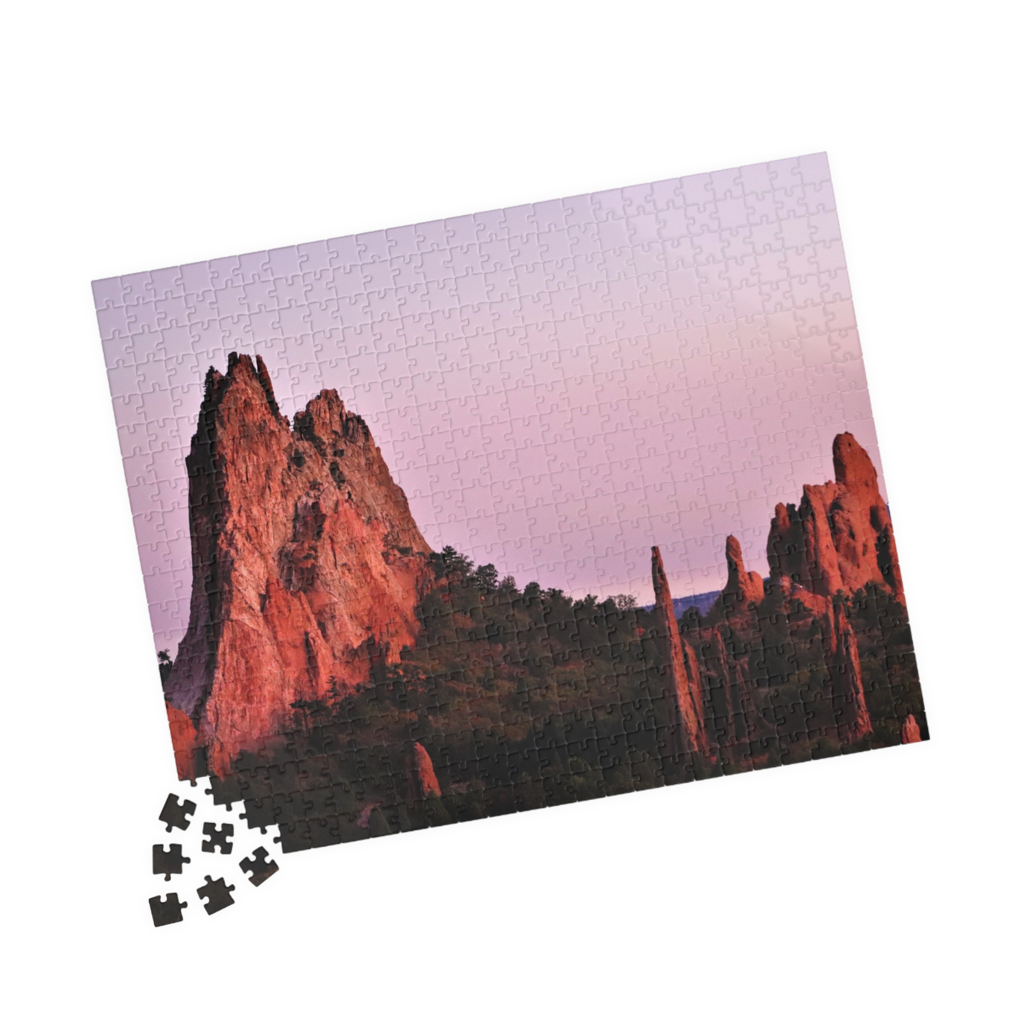 Puzzle Featuring Unique Rock Formations at Garden of the Gods, Colorado Springs - Sunset Landscape Photography, Original Photograph - Image 11