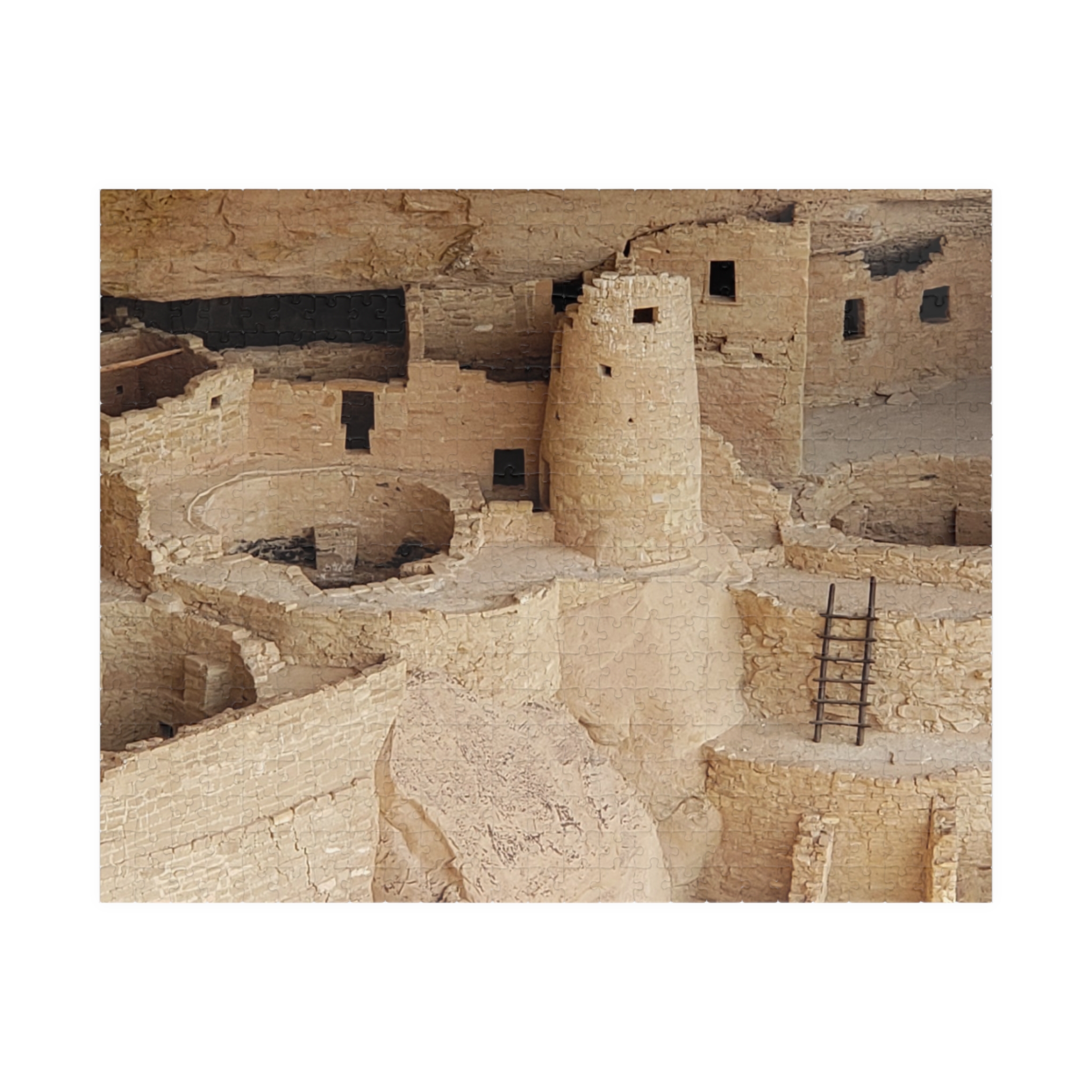 Cliff Palace Closeup Puzzle - Mesa Verde National Park Scenic Jigsaw in 110 to 1014 Pieces, Original Photography - Image 9