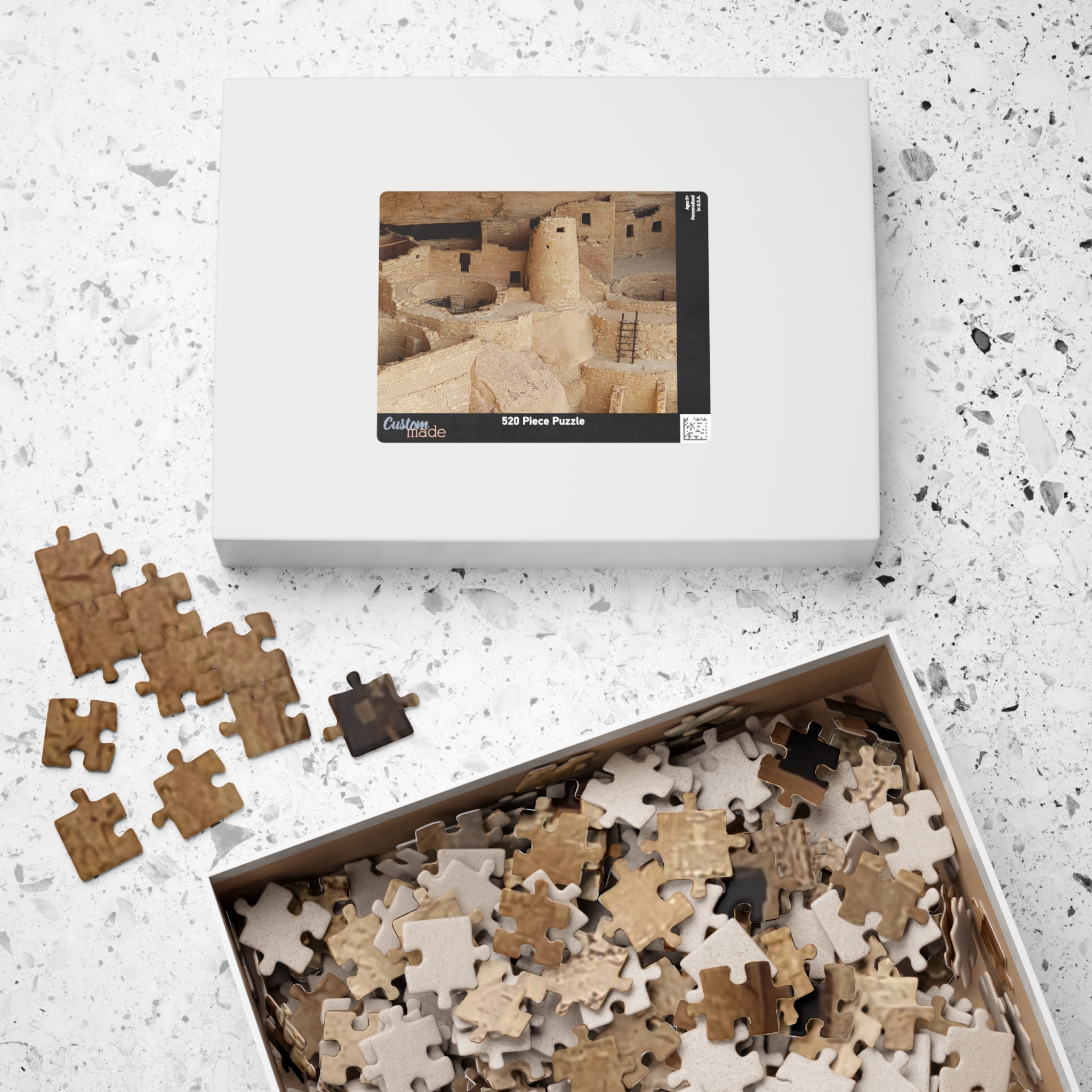 Cliff Palace Closeup Puzzle - Mesa Verde National Park Scenic Jigsaw in 110 to 1014 Pieces, Original Photography - Image 12
