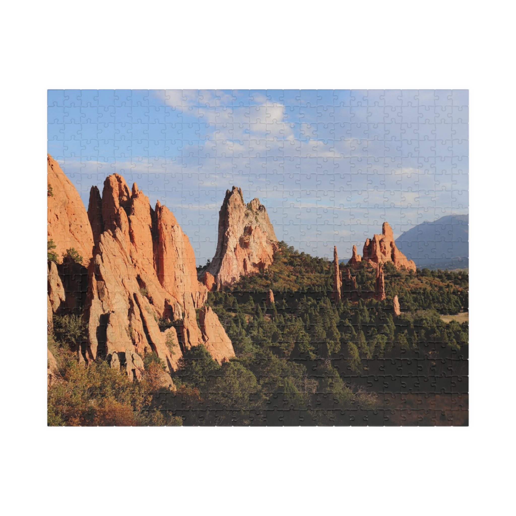 Unique Rock Formations Puzzle at Garden of the Gods Colorado Springs - Scenic Landscape Jigsaw Puzzle, Original Photography - Image 9