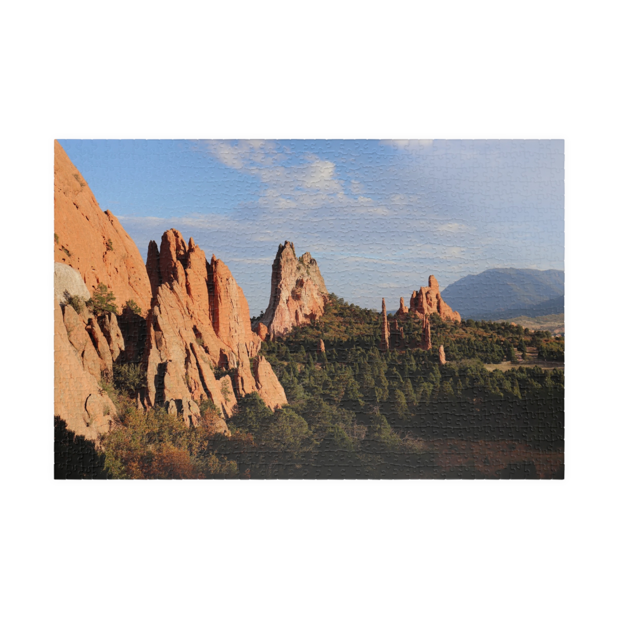 Unique Rock Formations Puzzle at Garden of the Gods Colorado Springs - Scenic Landscape Jigsaw Puzzle, Original Photography - Image 13