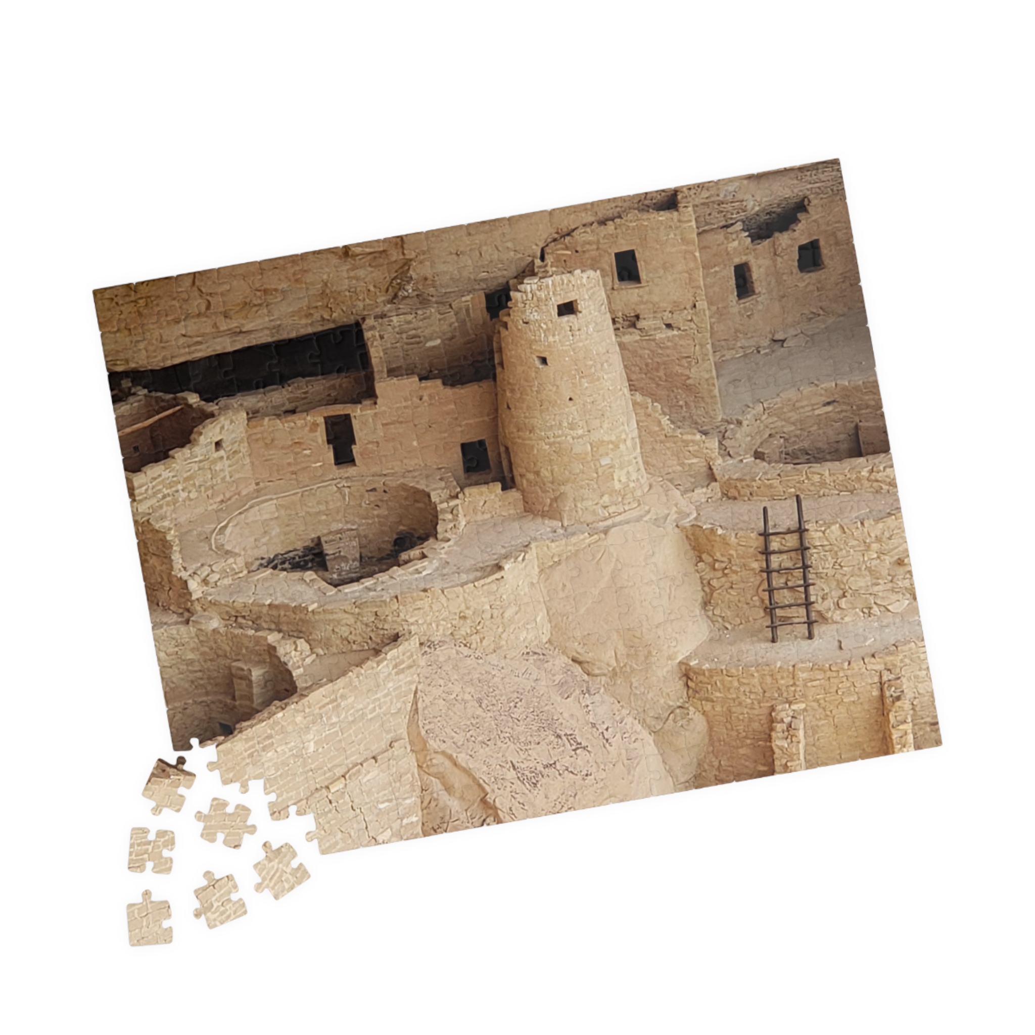 Cliff Palace Closeup Puzzle - Mesa Verde National Park Scenic Jigsaw in 110 to 1014 Pieces, Original Photography - Image 7