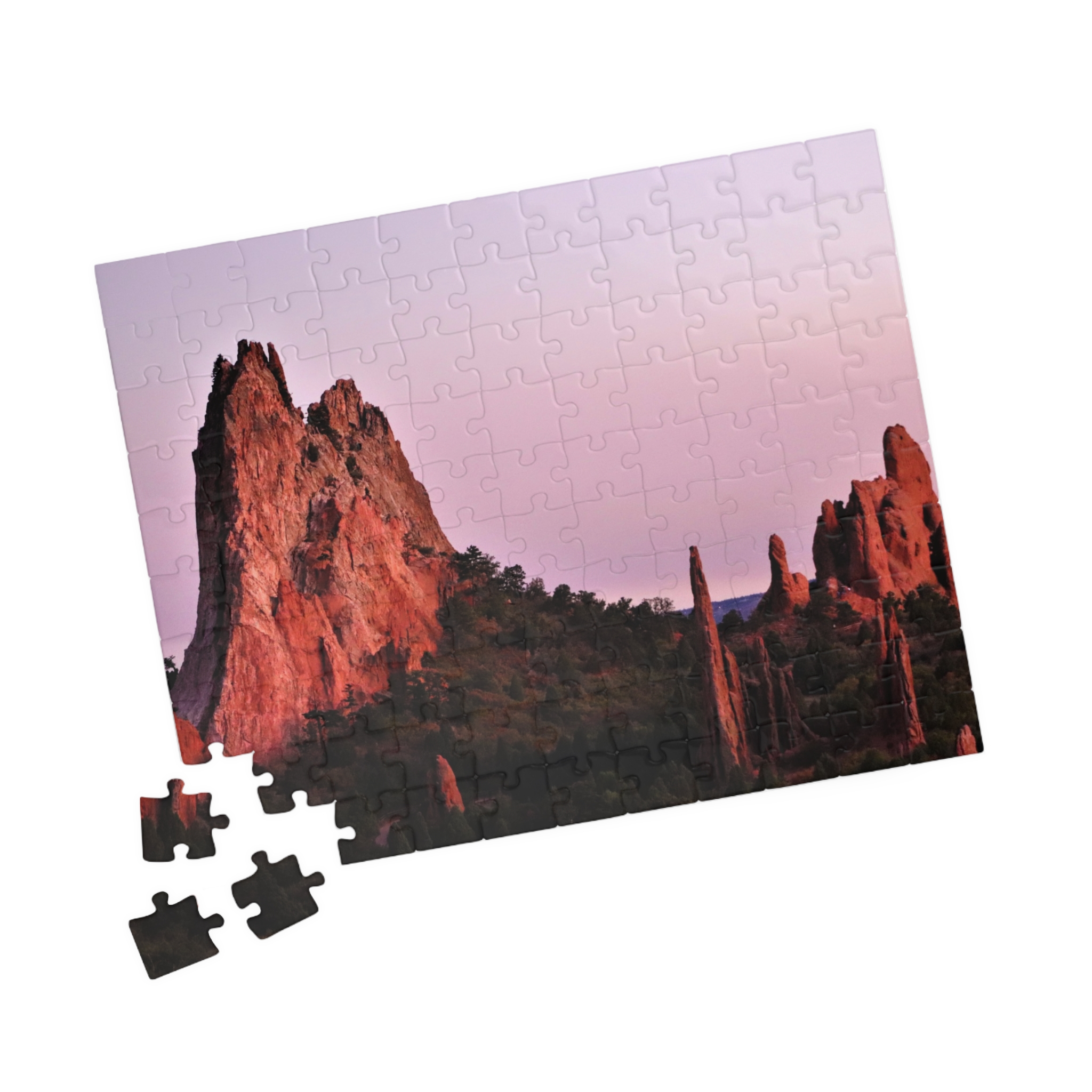 Puzzle Featuring Unique Rock Formations at Garden of the Gods, Colorado Springs - Sunset Landscape Photography, Original Photograph - Image 3