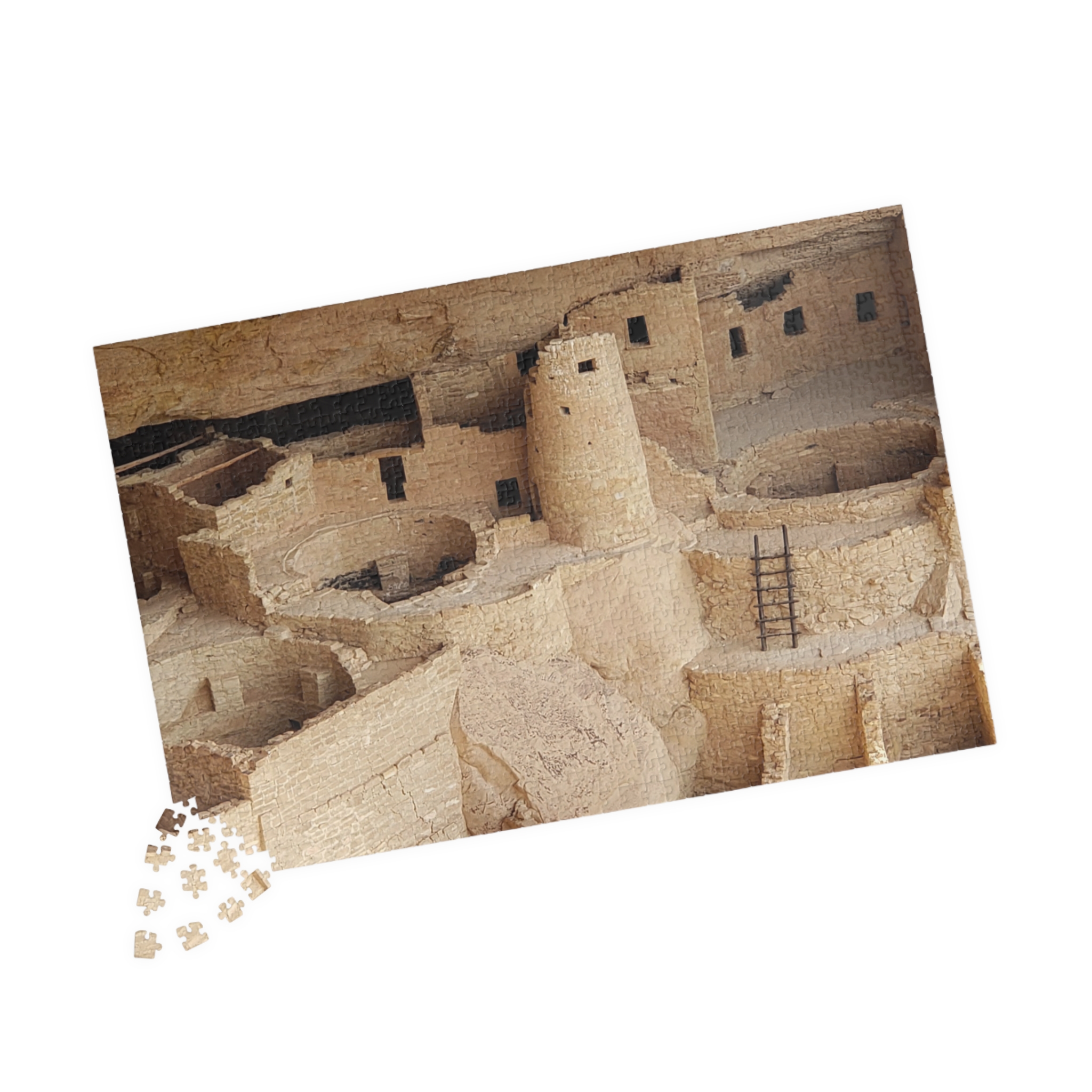Cliff Palace Closeup Puzzle - Mesa Verde National Park Scenic Jigsaw in 110 to 1014 Pieces, Original Photography - Image 15