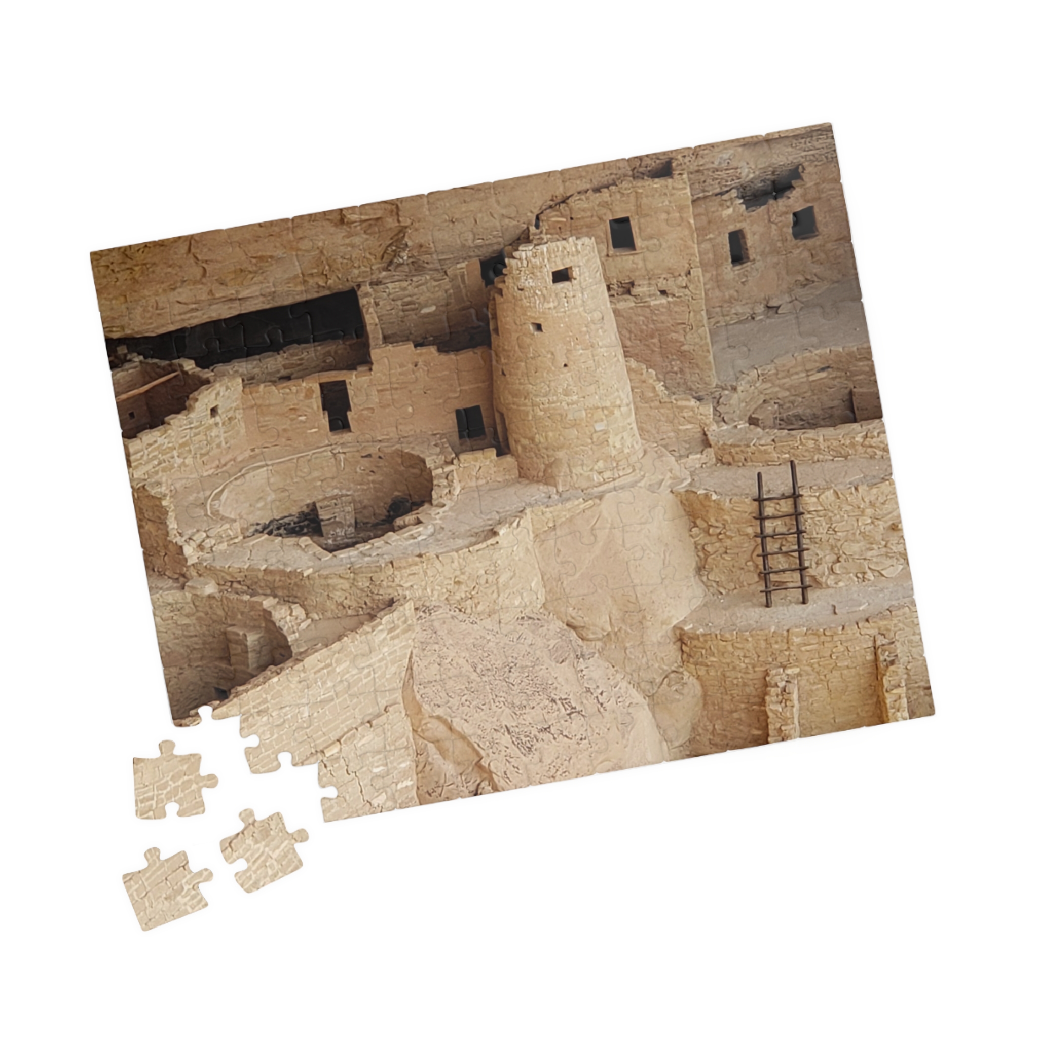 Cliff Palace Closeup Puzzle - Mesa Verde National Park Scenic Jigsaw in 110 to 1014 Pieces, Original Photography - Image 3